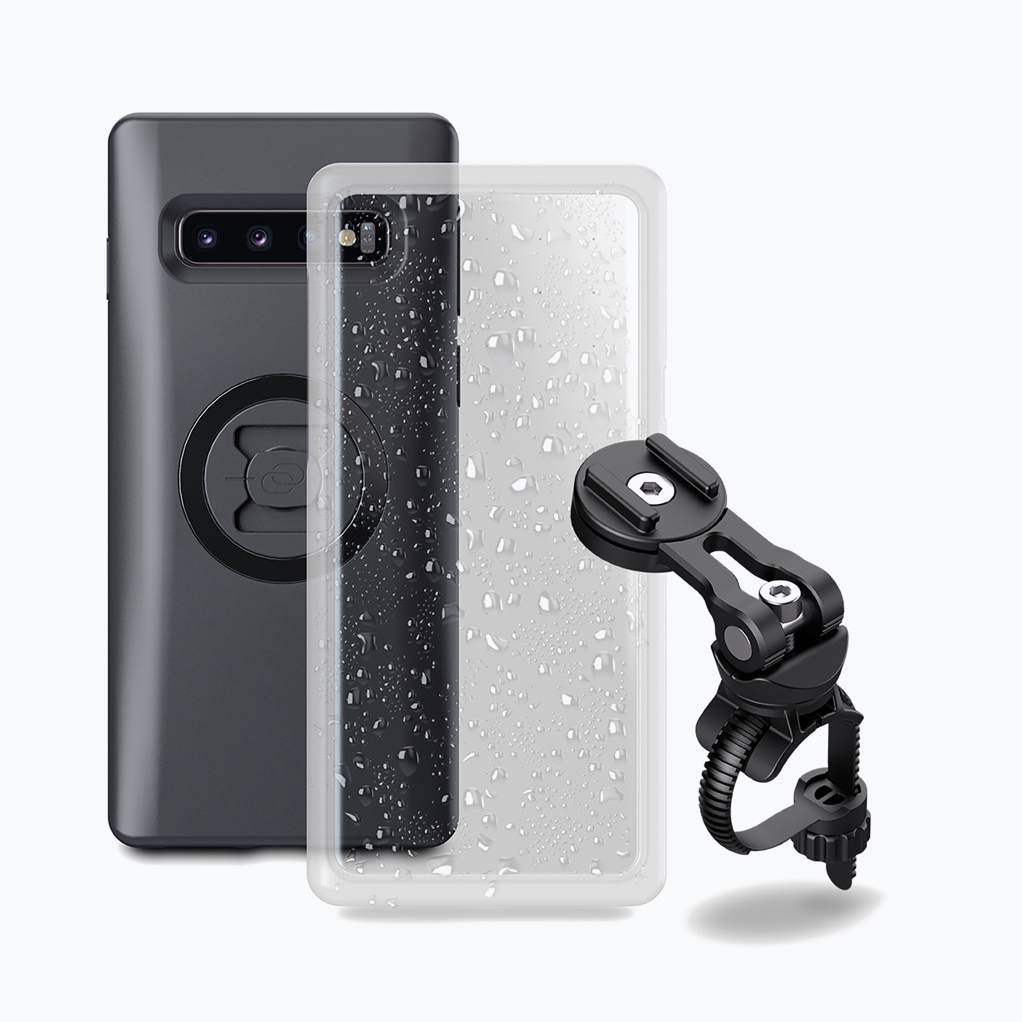 Držiak na telefón SP CONNECT Bundle II Samsung S10 čierny 54418 (Bundle II 54418)