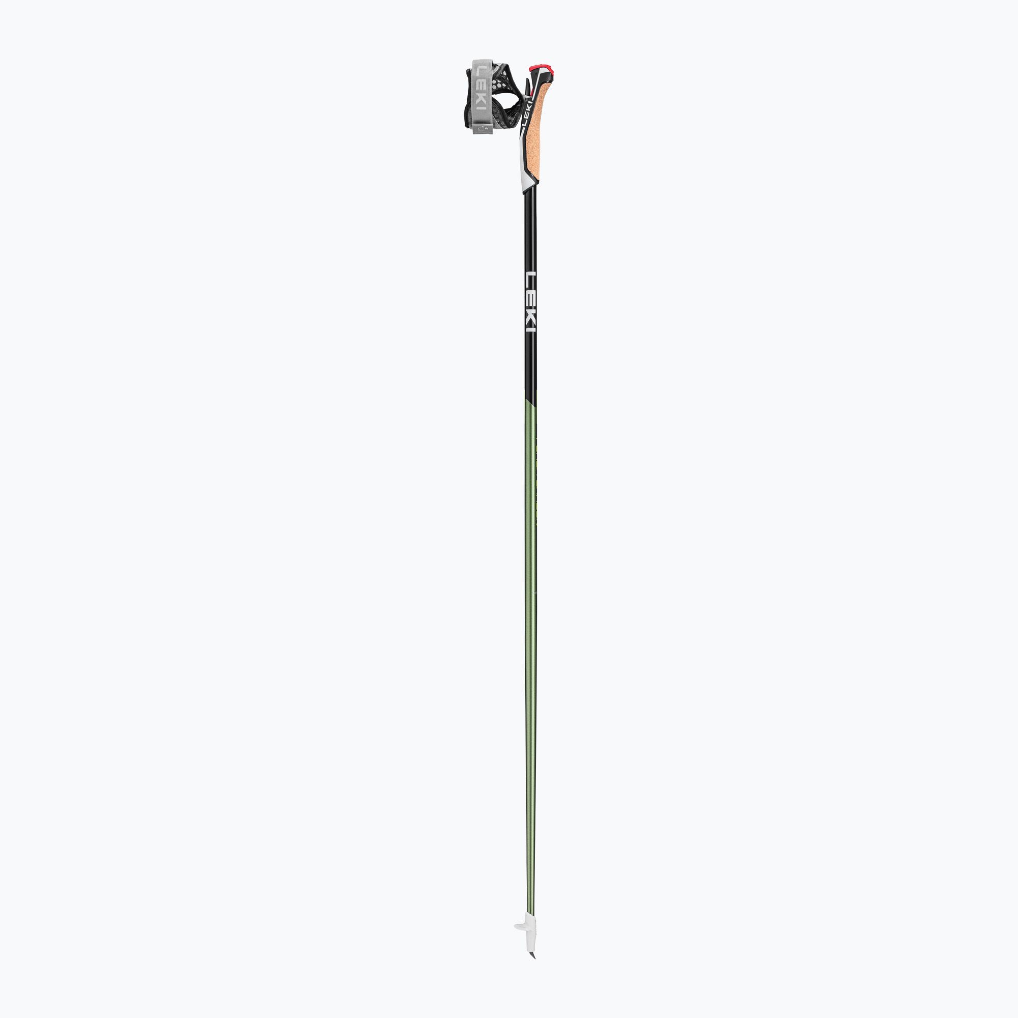 Kije nordic walking LEKI Flash Carbon czarno-zielone 65325602105 