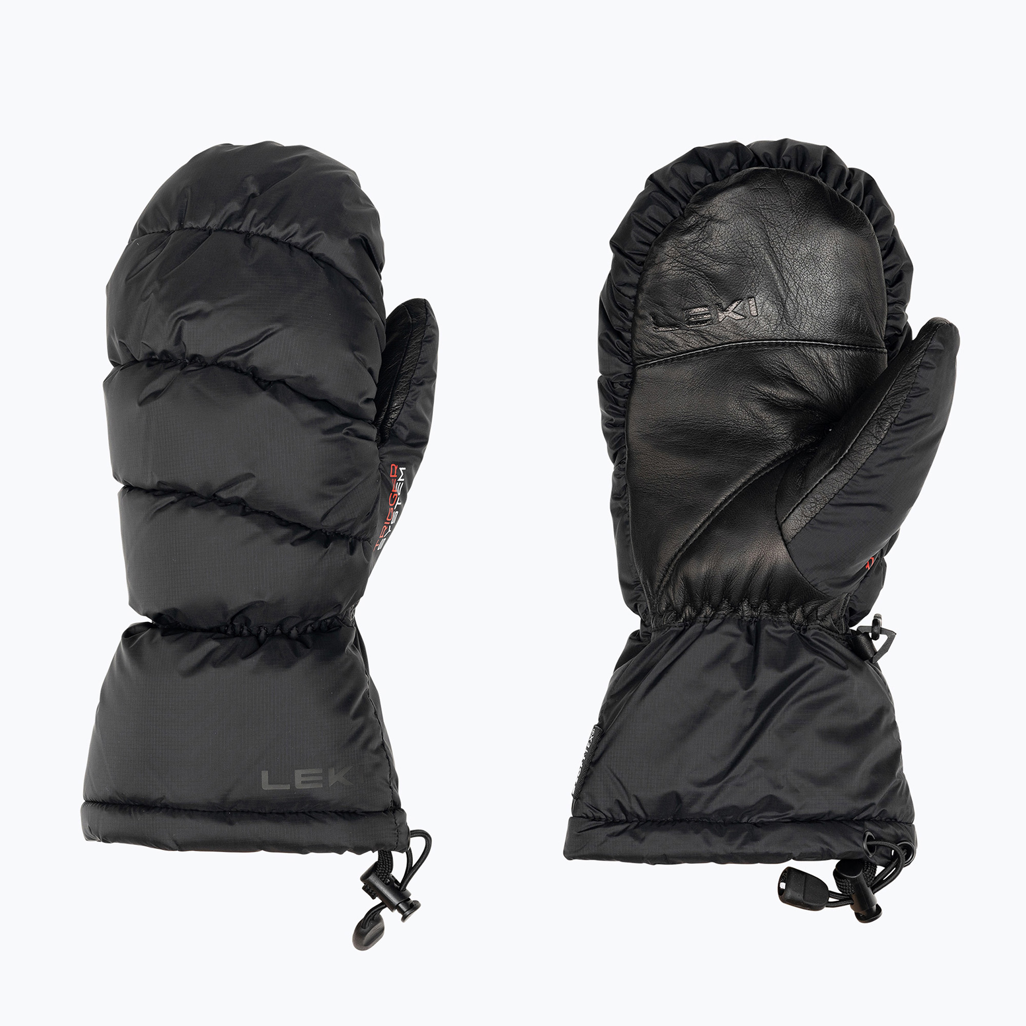 Dámske lyžiarske rukavice LEKI Glace 3D Mitt black (Glace 3D Women Mitt 653801201)