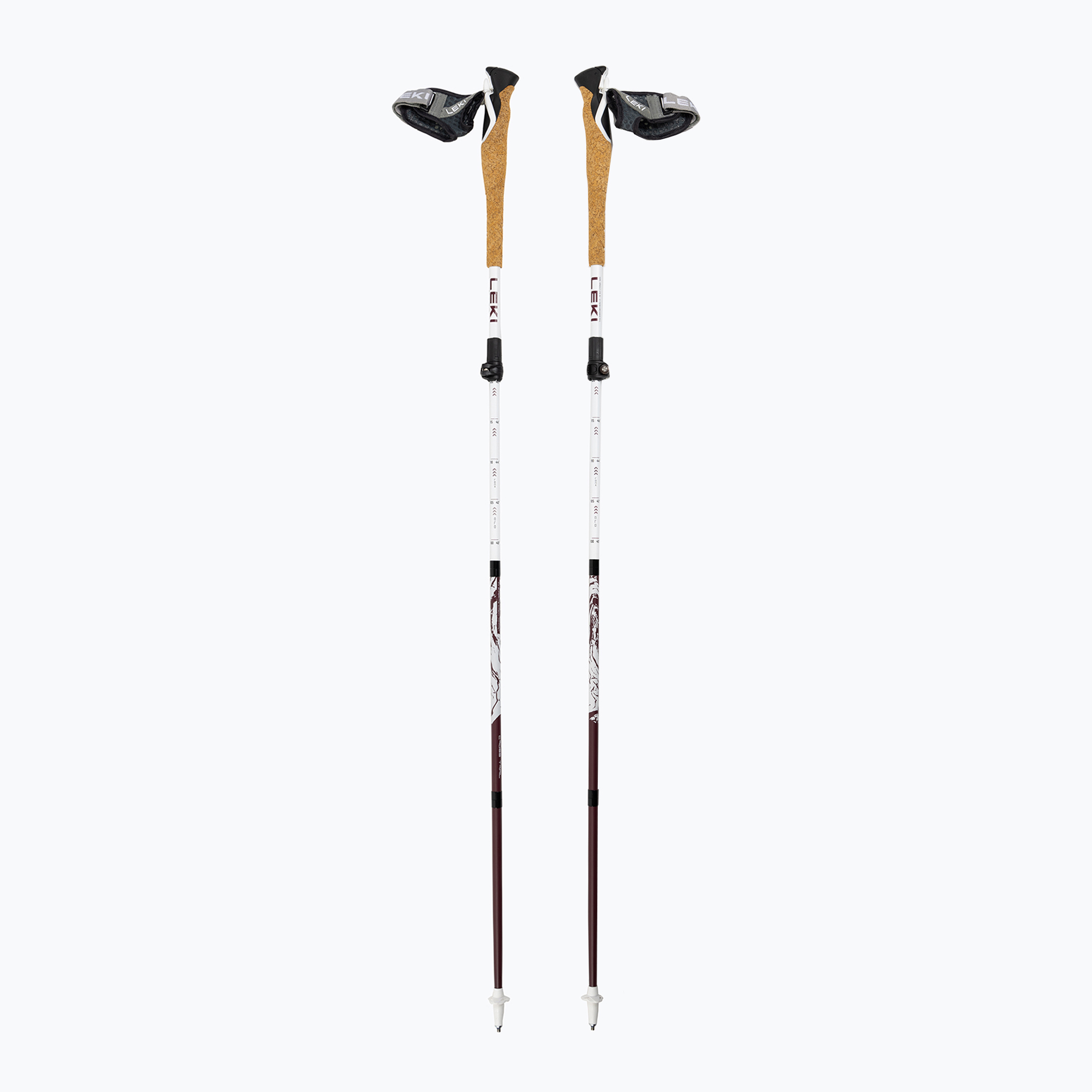 Kije trekkingowe LEKI Cross Trail FX Superlite Compact white/mint/black 