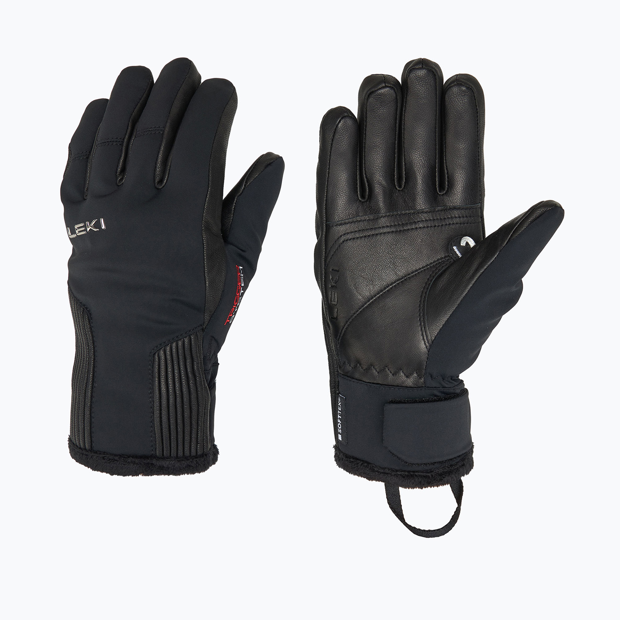 Női síkesztyű LEKI Vallarta 3D black (Vallarta 3D Women 654886201)