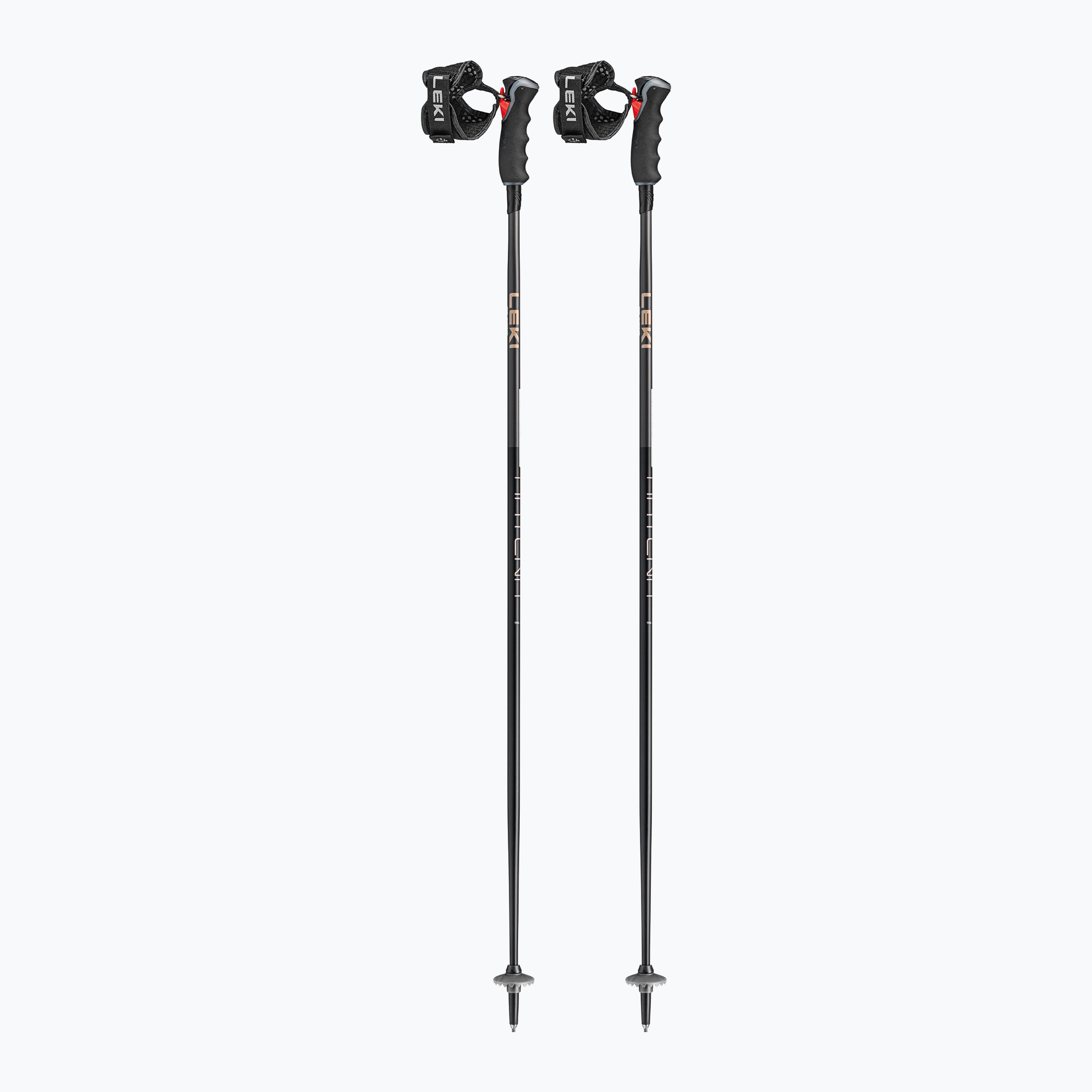 Lyžiarske palice LEKI Artena Airfoil 3D black/dark anthracite/rose gold