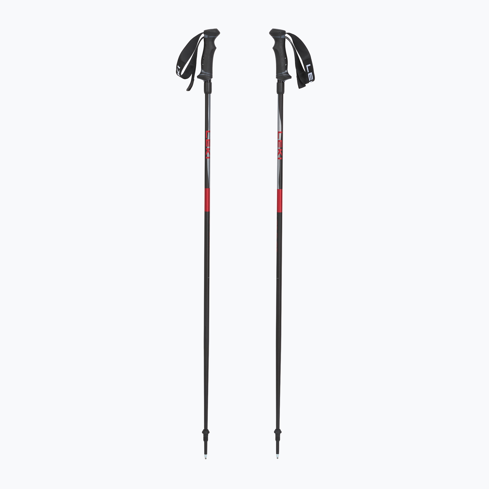 Скиорски щеки LEKI Hot Shot anodized black/eloxal gray/eloxal red