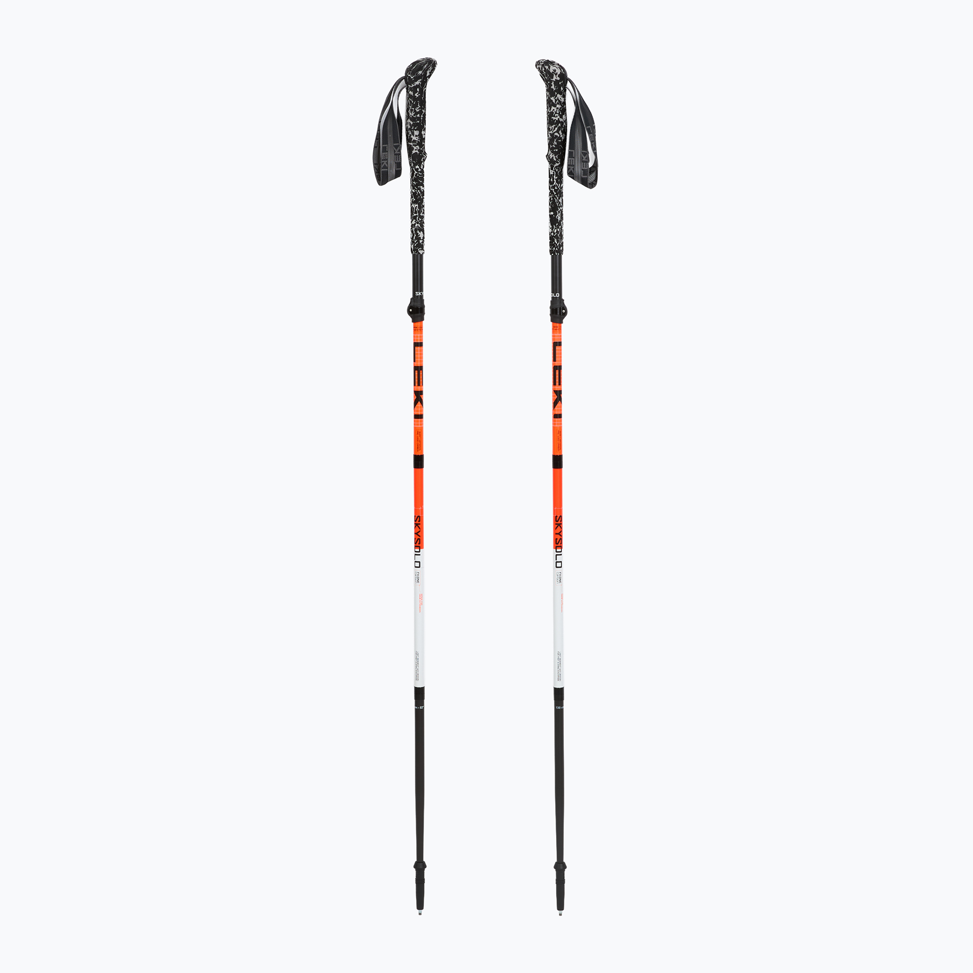 Kije trekkingowe LEKI Skysolo FX.One Carbon neonorange/white/black
