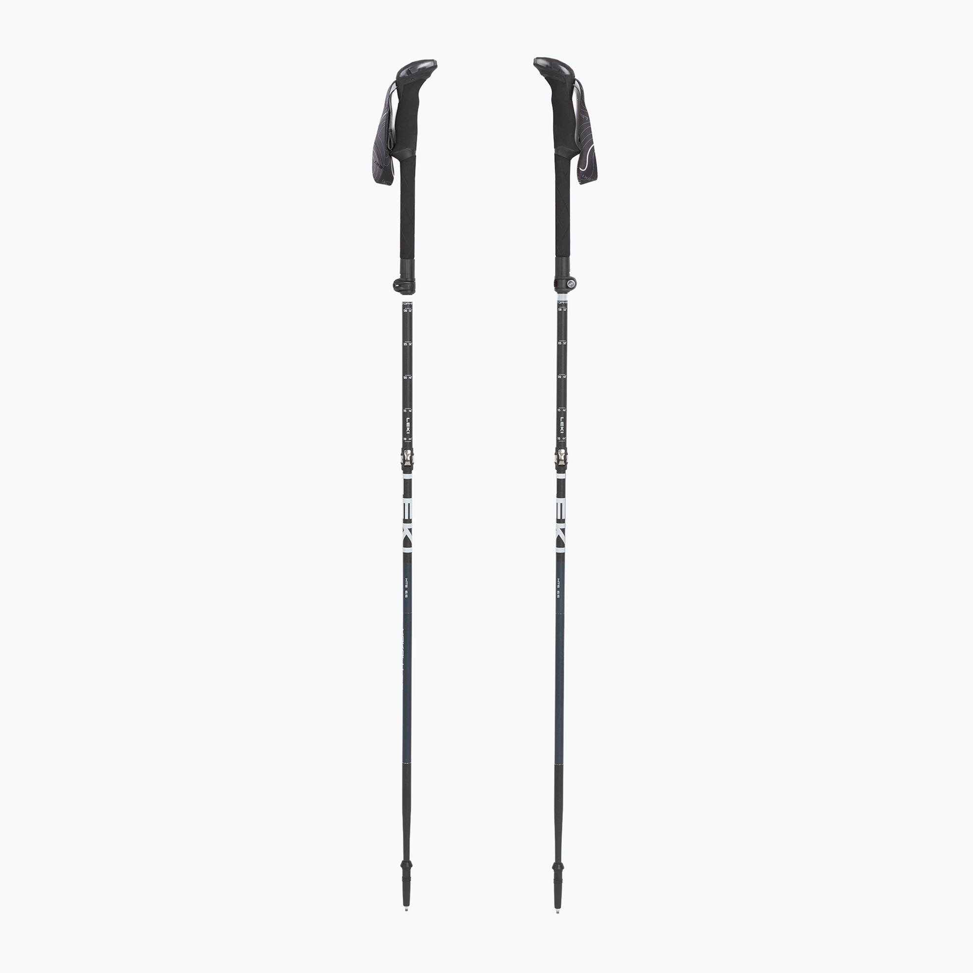 Kije trekkingowe LEKI Makalu FX TA black stone blue/dark white