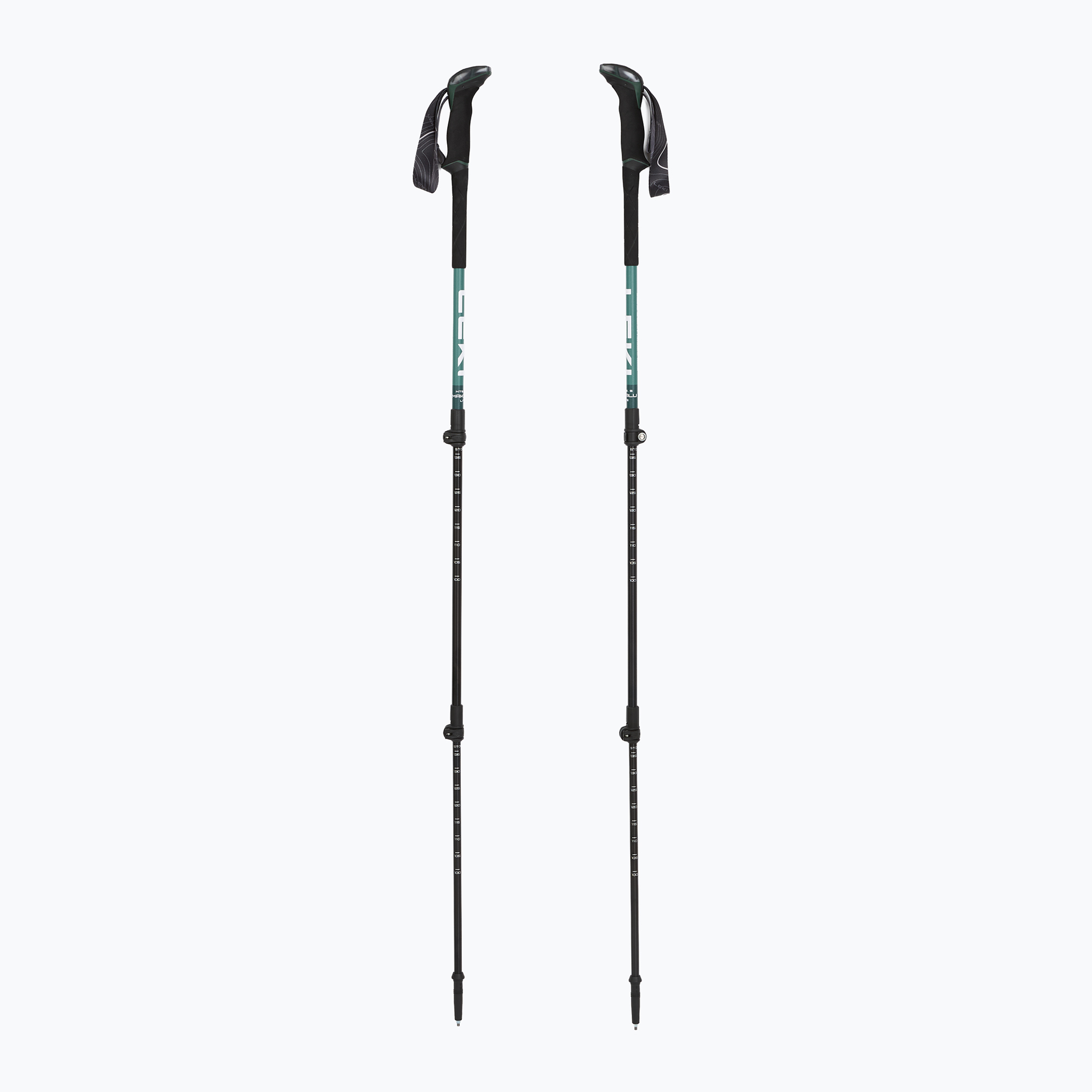 Kije trekkingowe LEKI Makalu Lite malachite green/dark malachite green/white