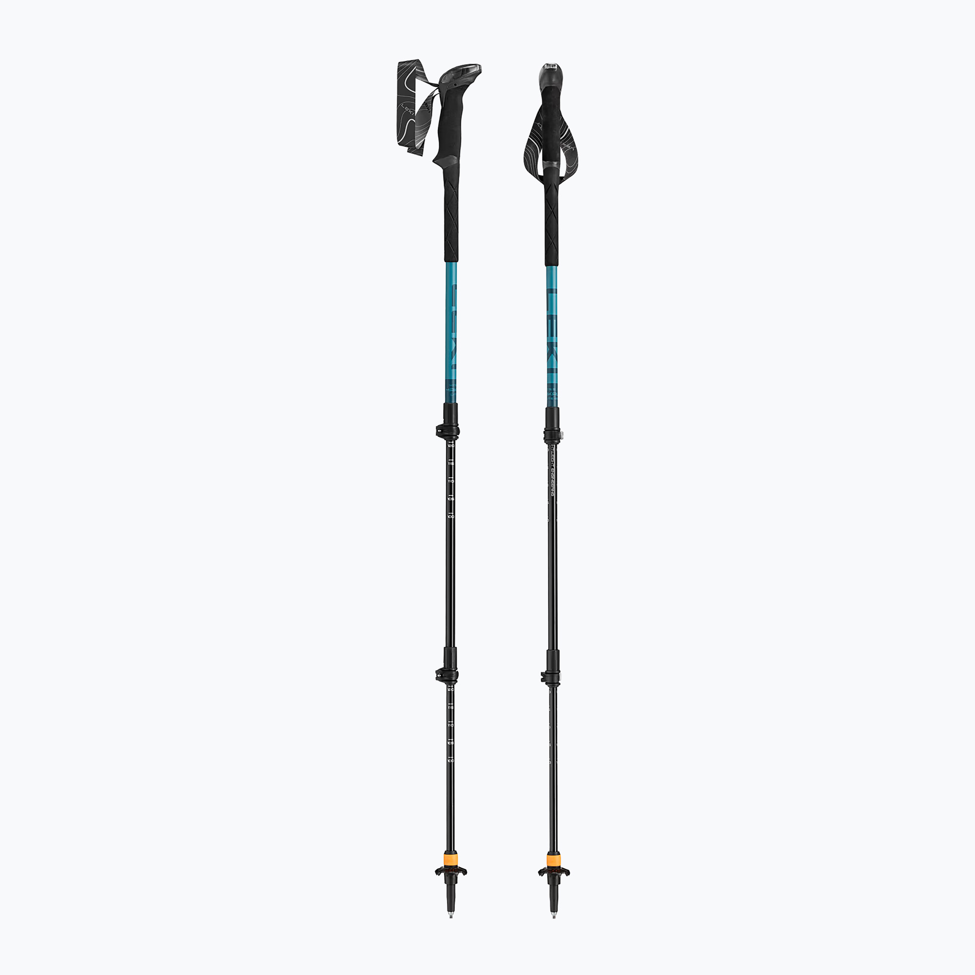 Kije trekkingowe LEKI Makalu Lite AS greenblue light/greenblue dark 