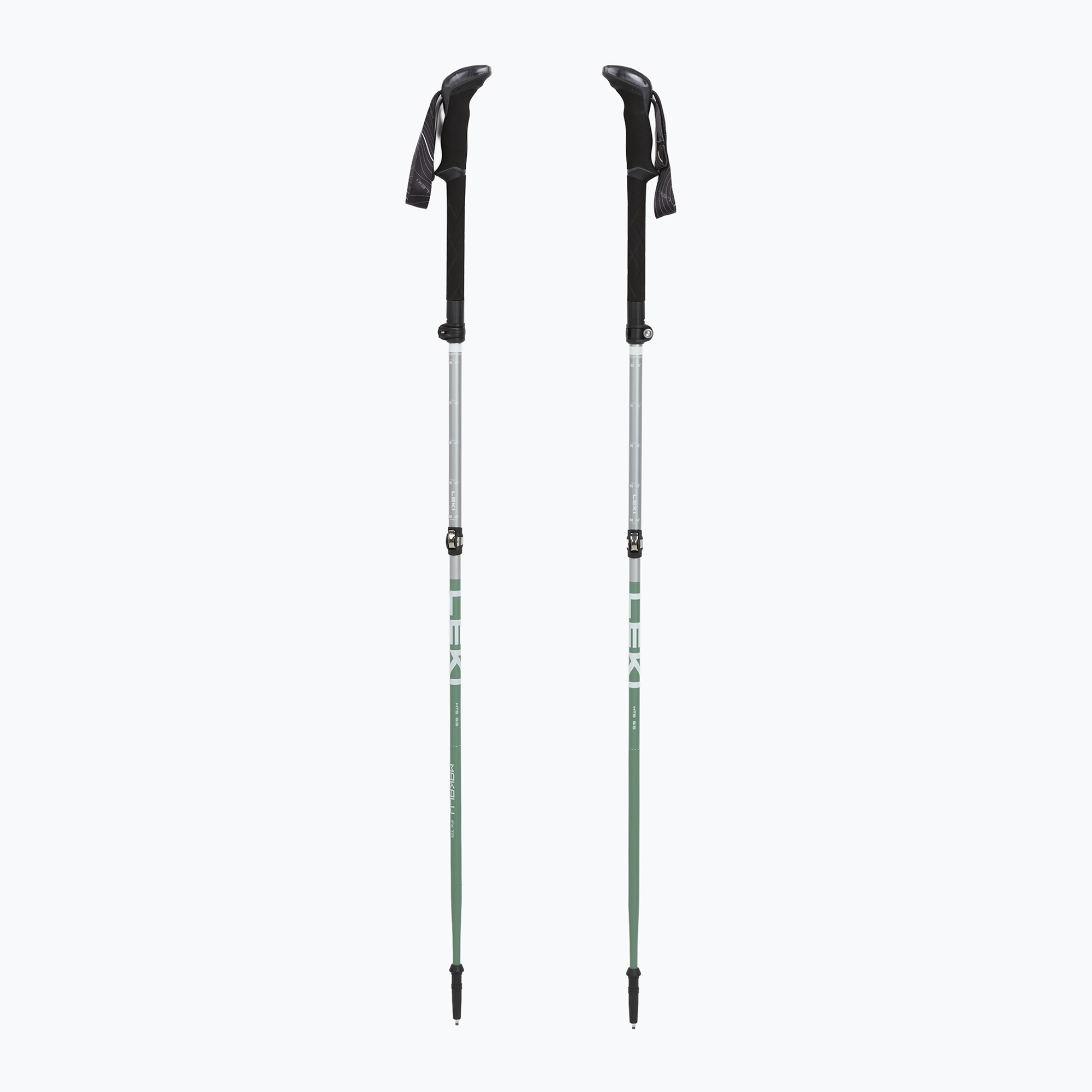 Kije trekkingowe LEKI Makalu FX TA silver/greygreen/white