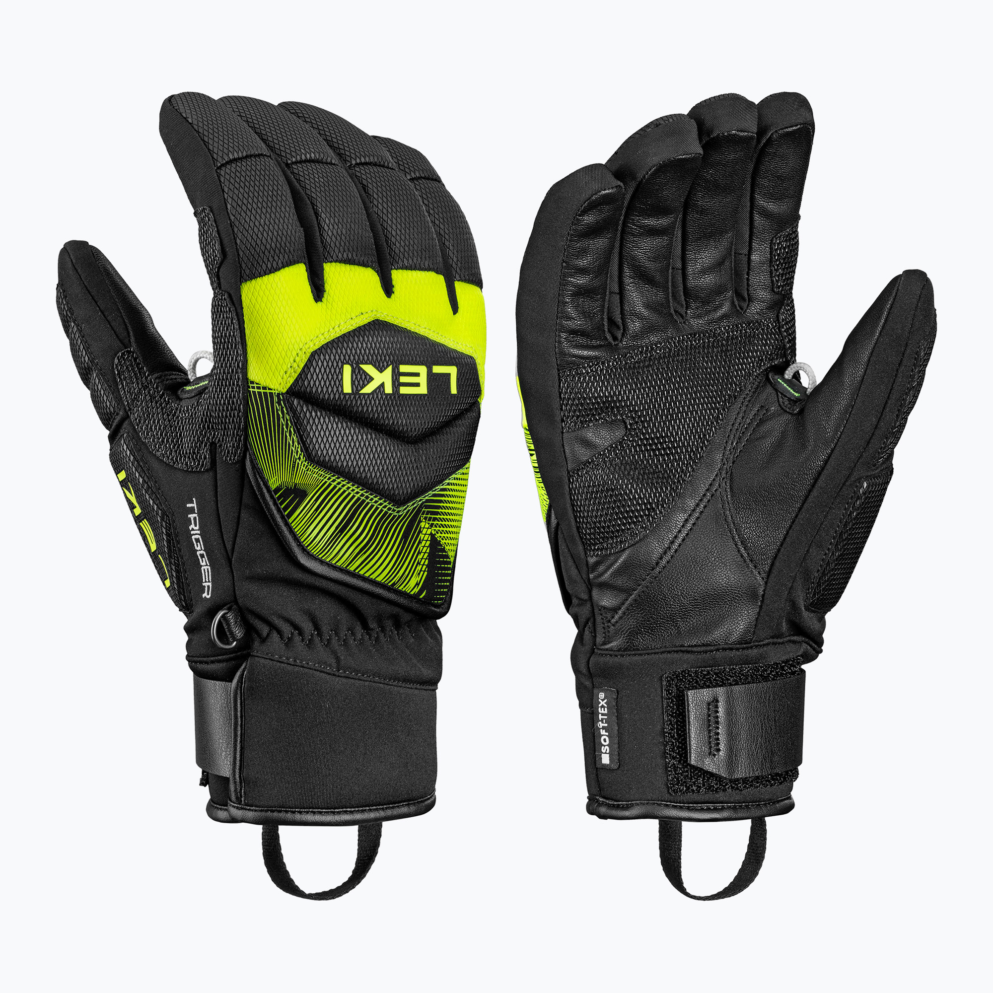 Скиорски ръкавици LEKI WCR Core TR black/neon yellow