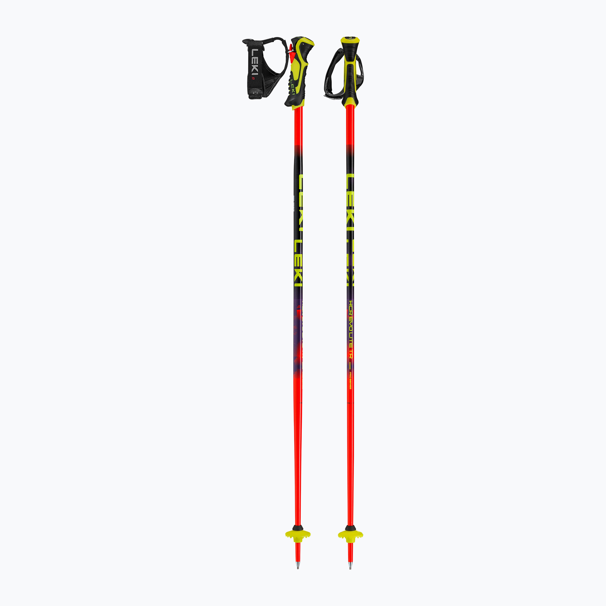 Детски скиорски щеки LEKI WCR Evo Lite SL TR bright red/black/neon yellow