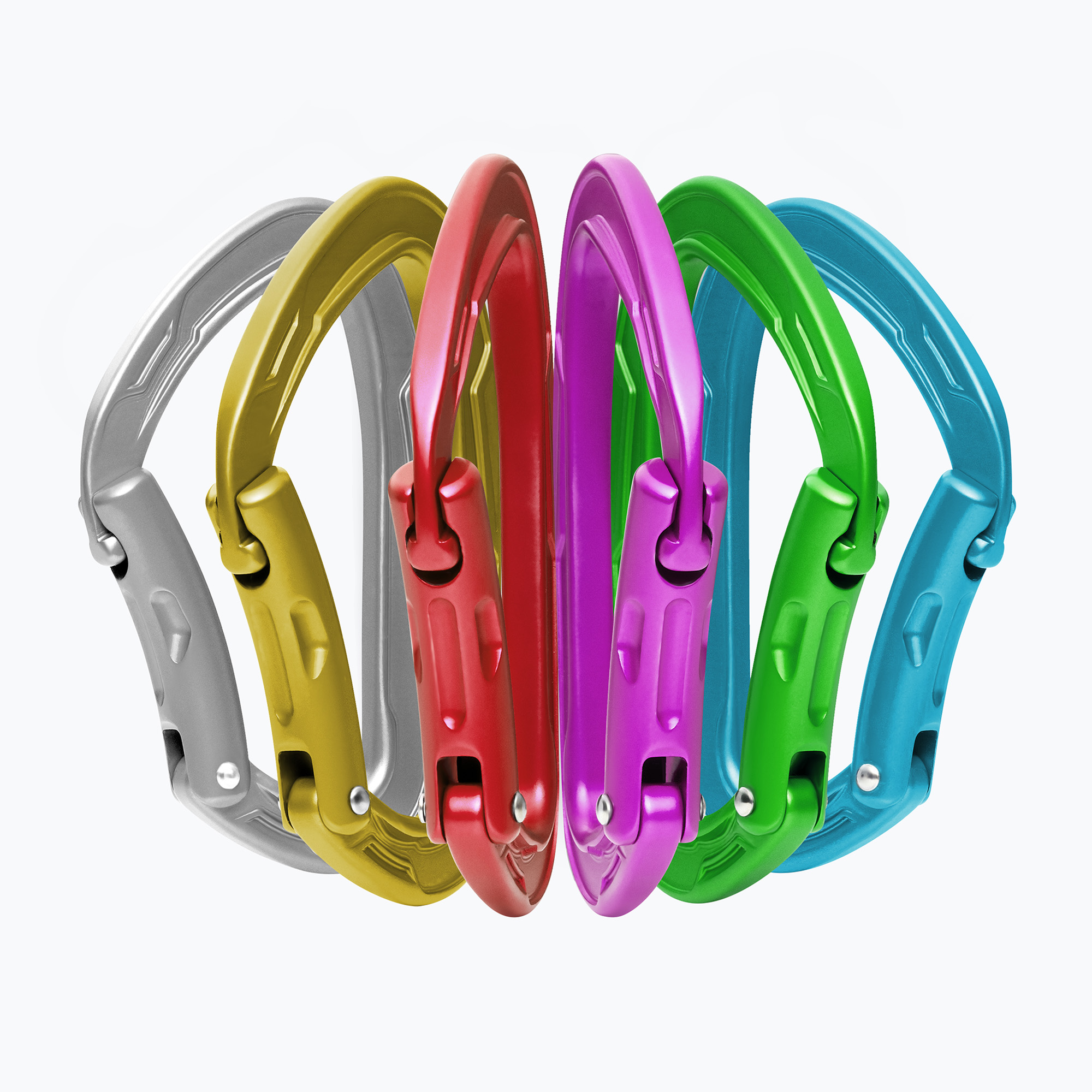 Sada karabín EDELRID Mission Sixpack II 6 pack assorted colours