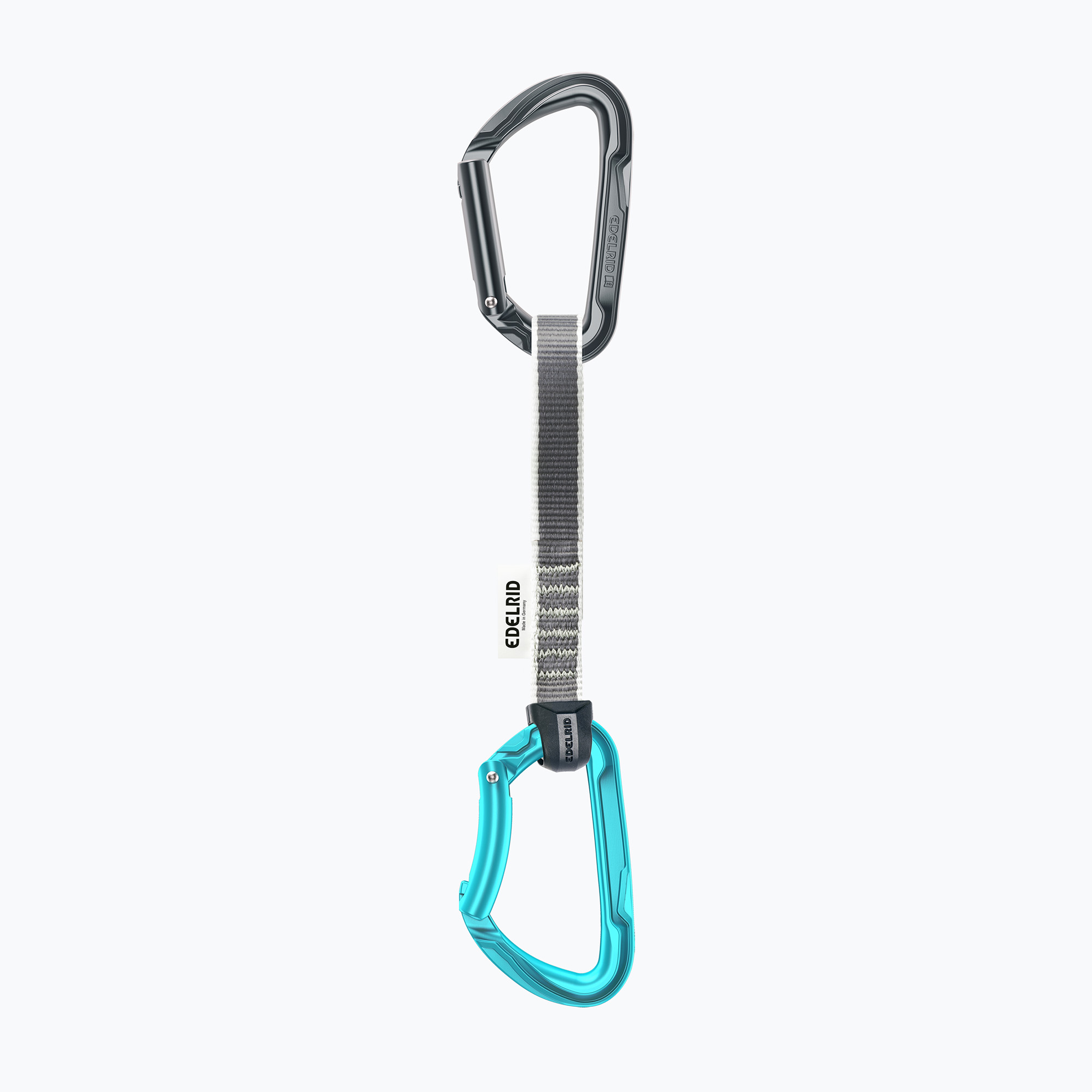 Buclă de cățărare EDELRID Pure Set II 18 cm slate-icemint