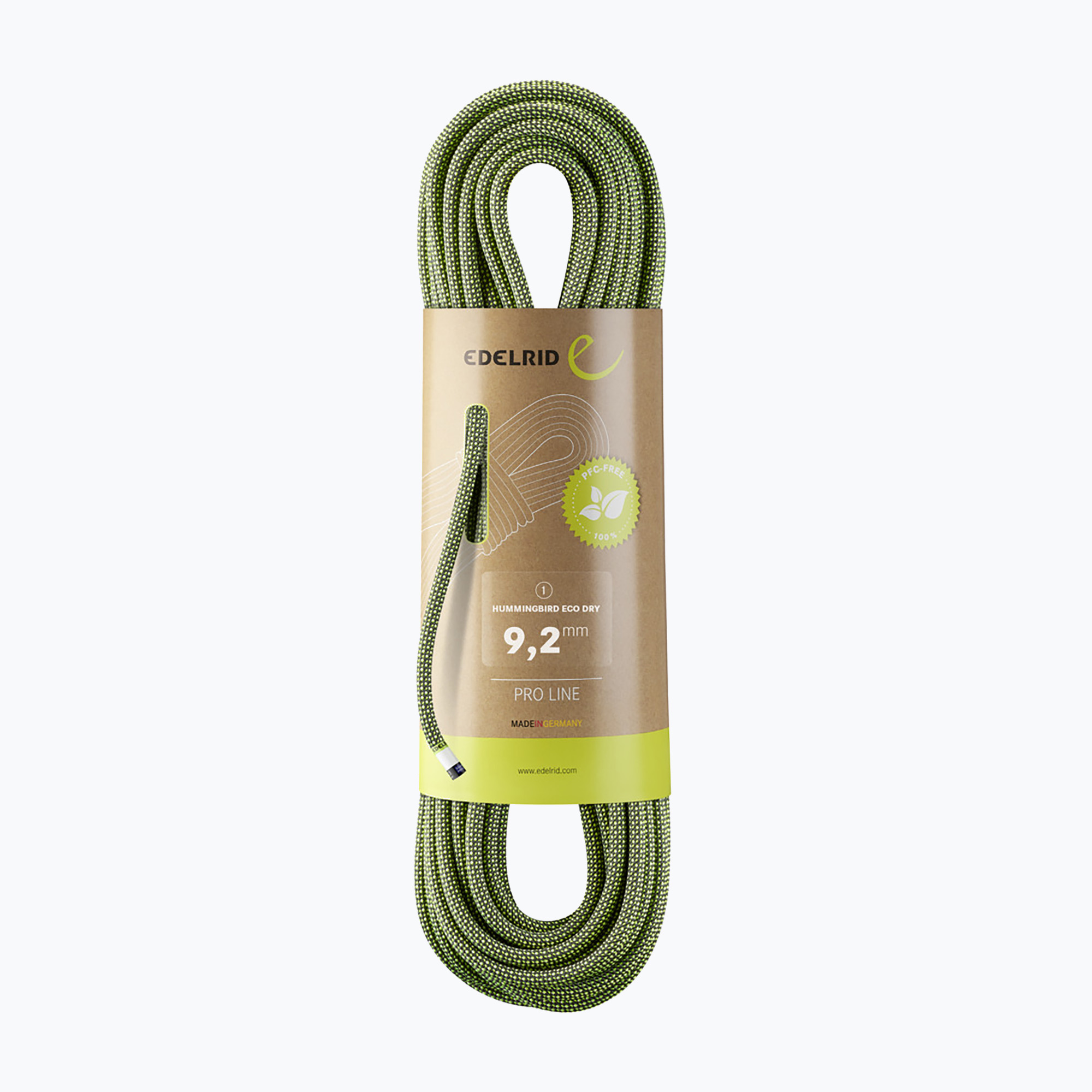 Lina wspinaczkowa EDELRID Hummingbird Eco Dry 9.2 night/citrus 