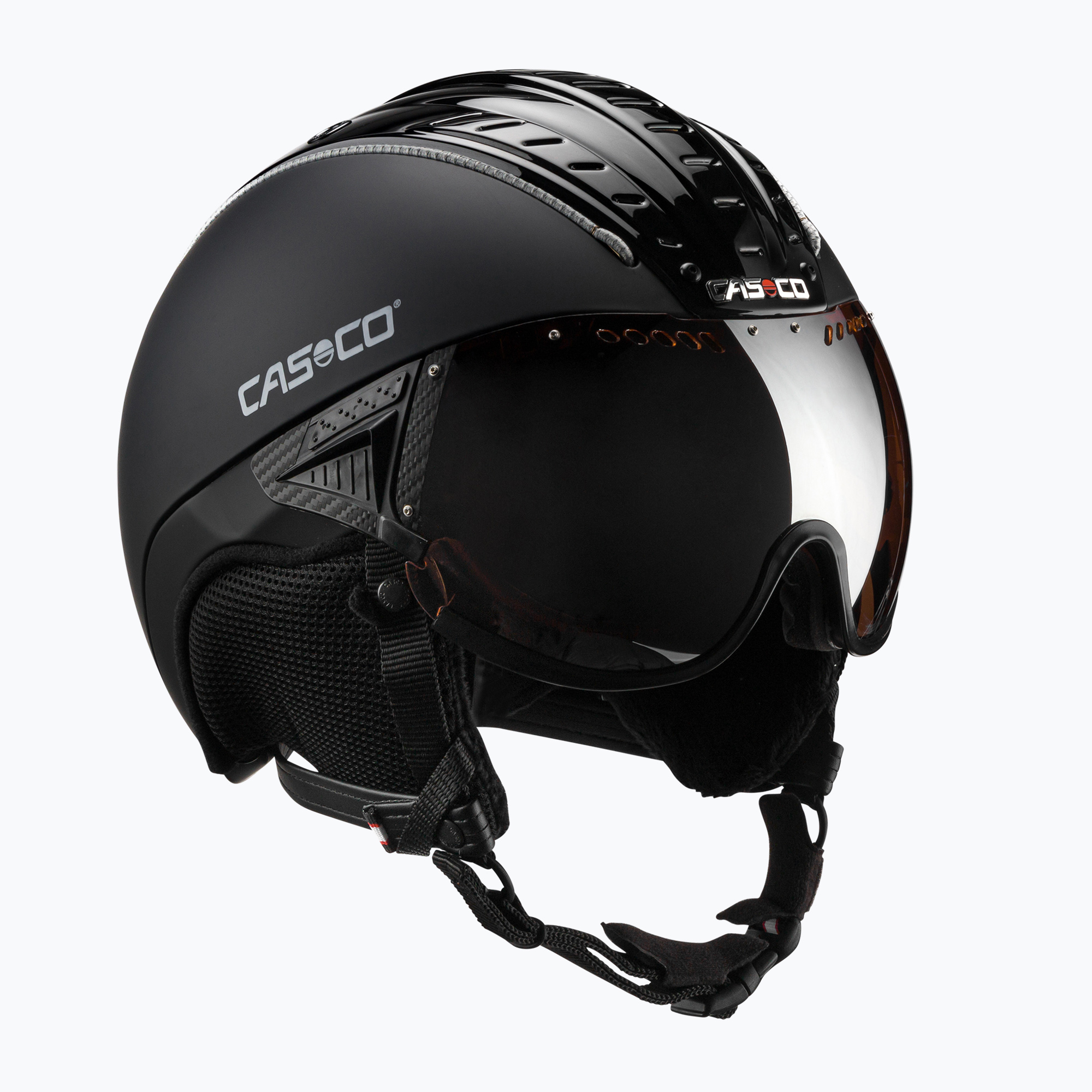 Lyžiarska prilba CASCO SP-2 Carbonic Visor black 07.3732 (SP-2 Visor Carbonic 07.3732.)