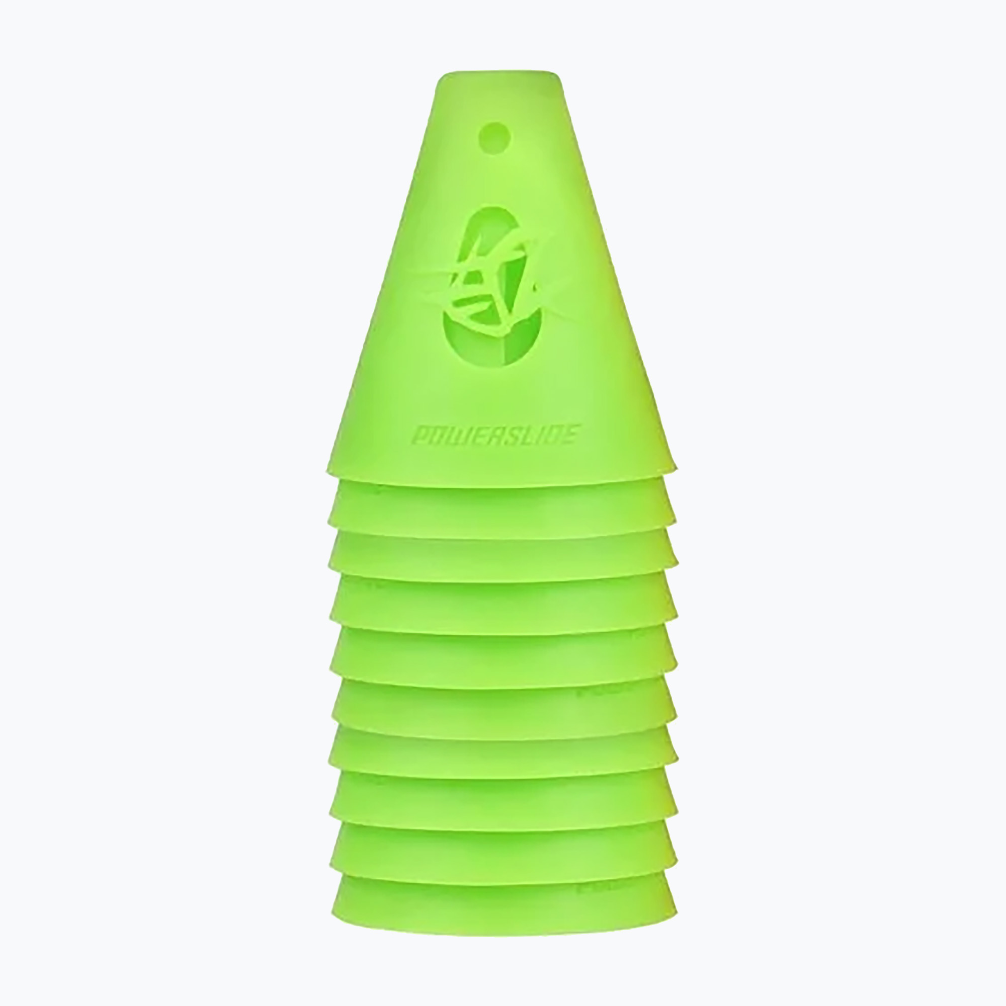 Coni Powerslide 10 coni da slalom verdi. (CONES 10-Pack 908009)