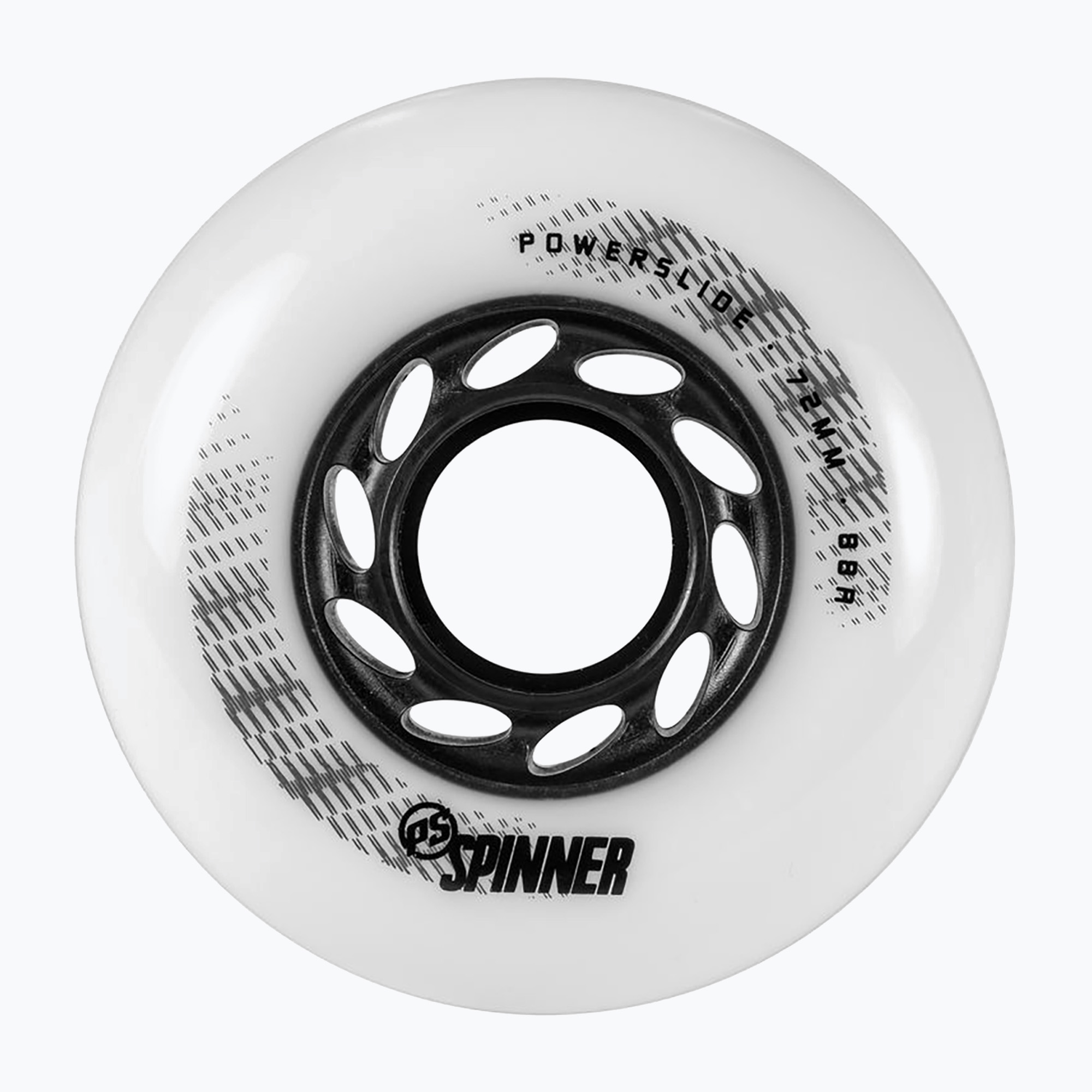 Kółka do rolek Powerslide Spinner 72 mm/88A 4 szt. white 