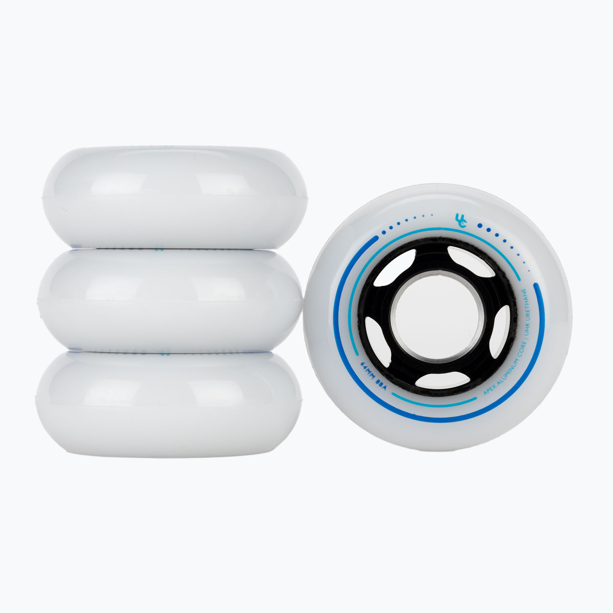 Kółka do rolek UNDERCOVER WHEELS Apex 64 mm/88A 4 szt. milky 