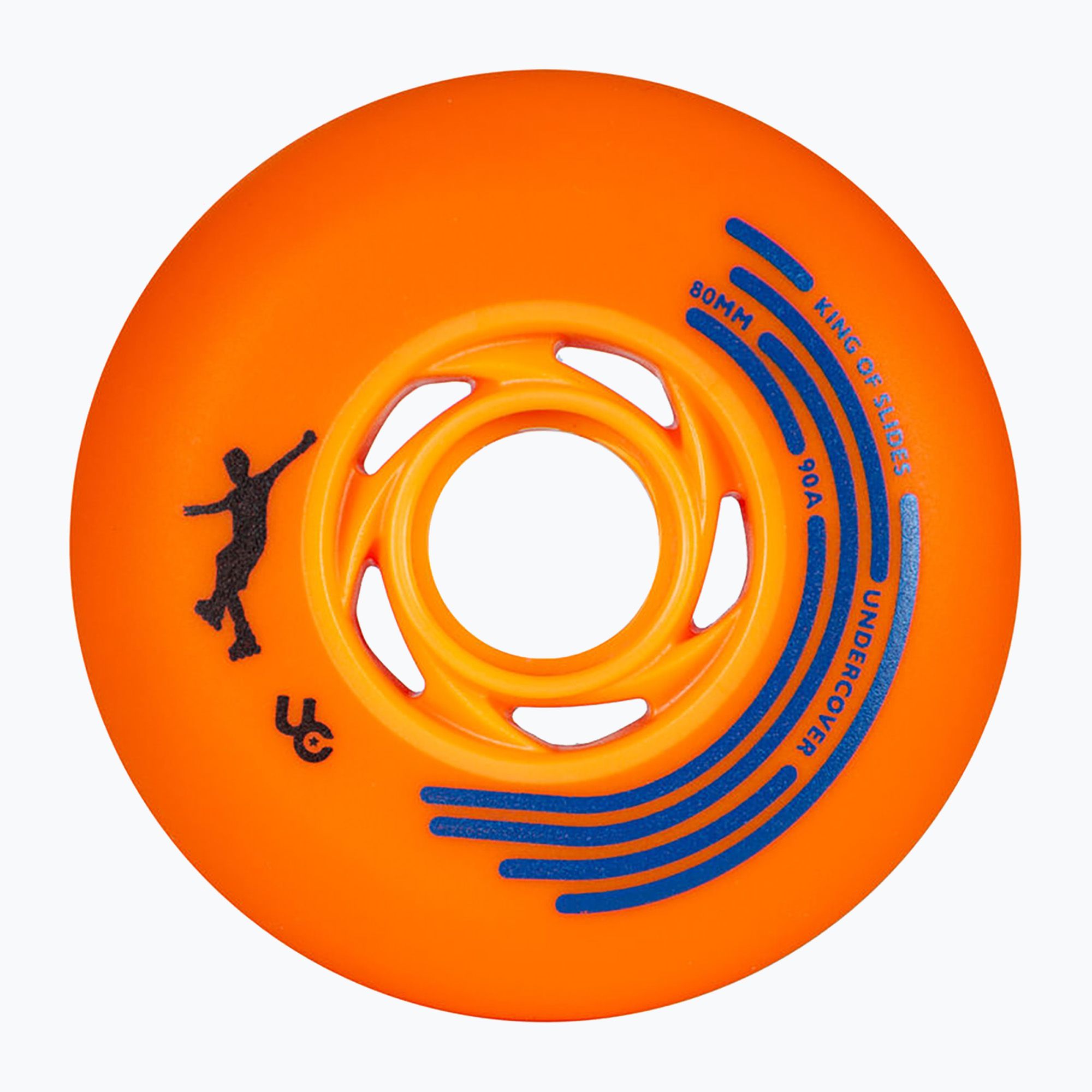 Kółka do rolek UNDERCOVER WHEELS King of Slides 80 mm/90A 4 szt. orange 