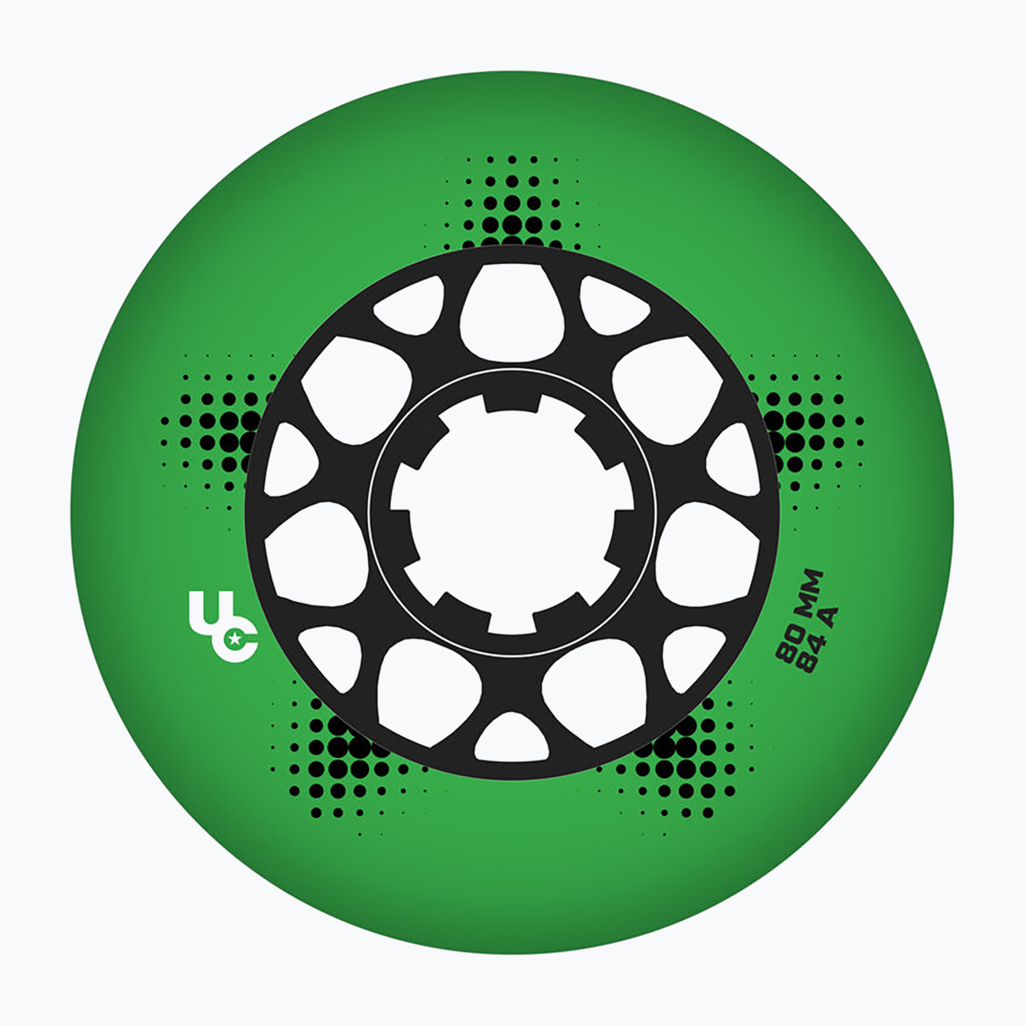Колела за ролери UNDERCOVER WHEELS Team Pro 80 mm/84A 4 pcs. green