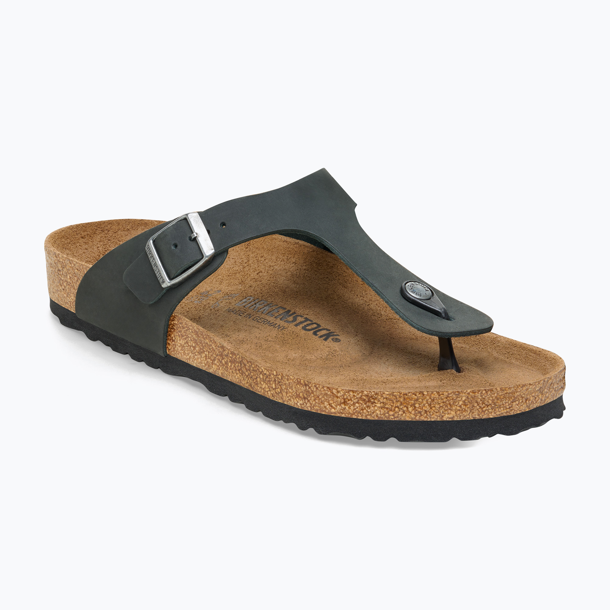 Klapki BIRKENSTOCK Gizeh Oiled Leather black 