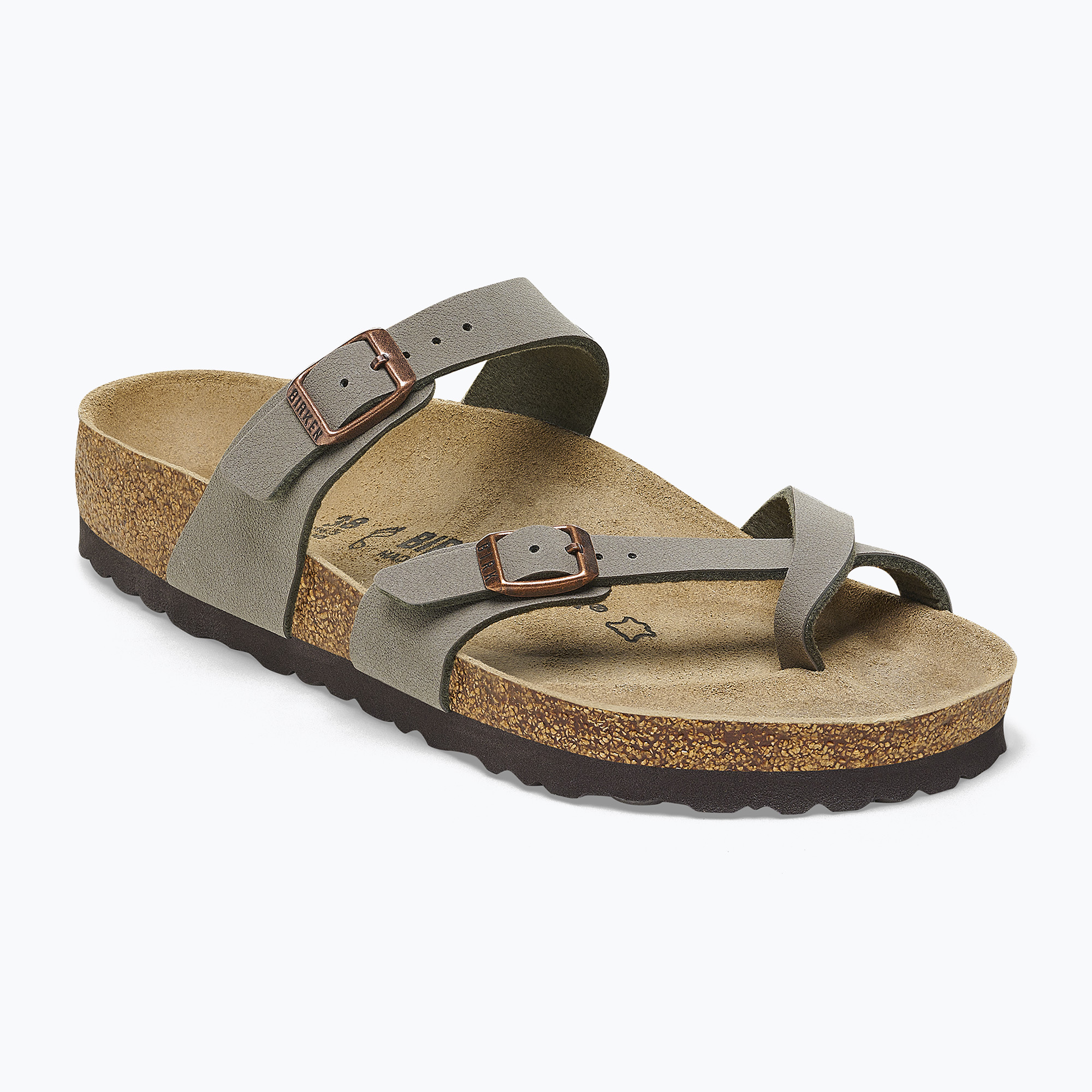 Klapki BIRKENSTOCK Mayari Birkibuc stone 