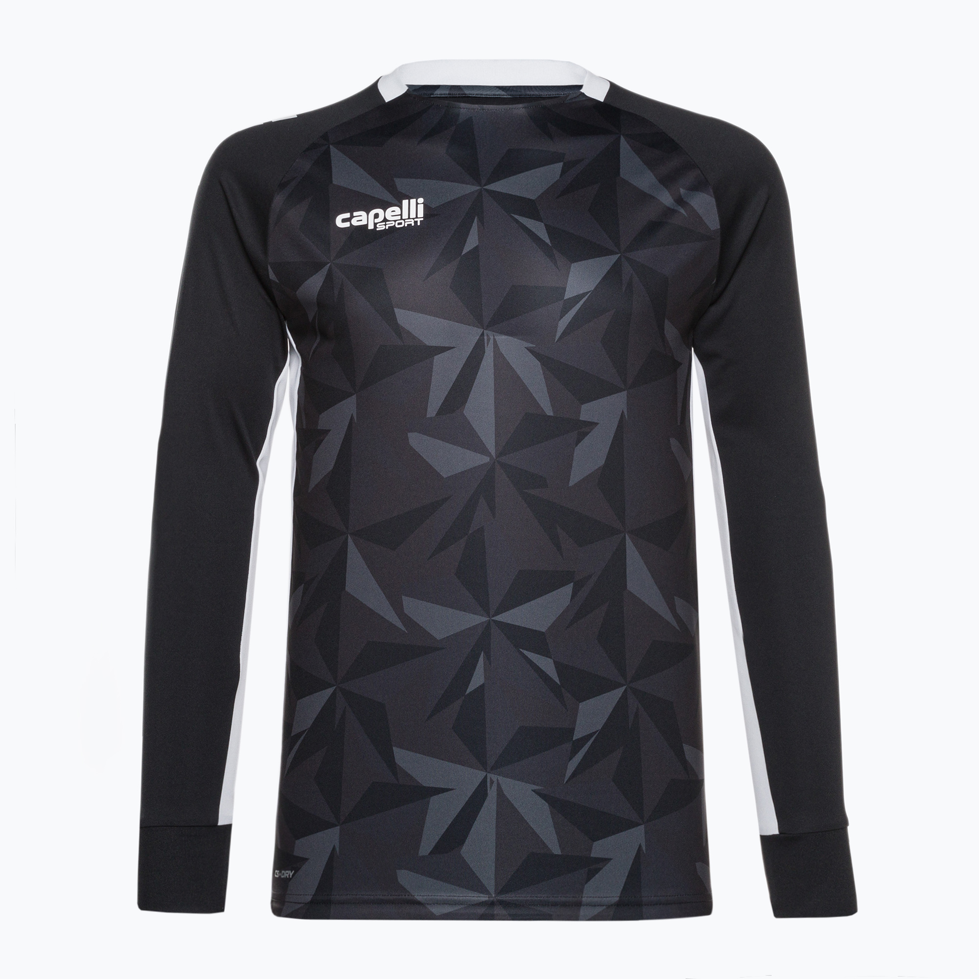 Longsleeve piłkarski męski Capelli Pitch Star Goalkeeper black/white 