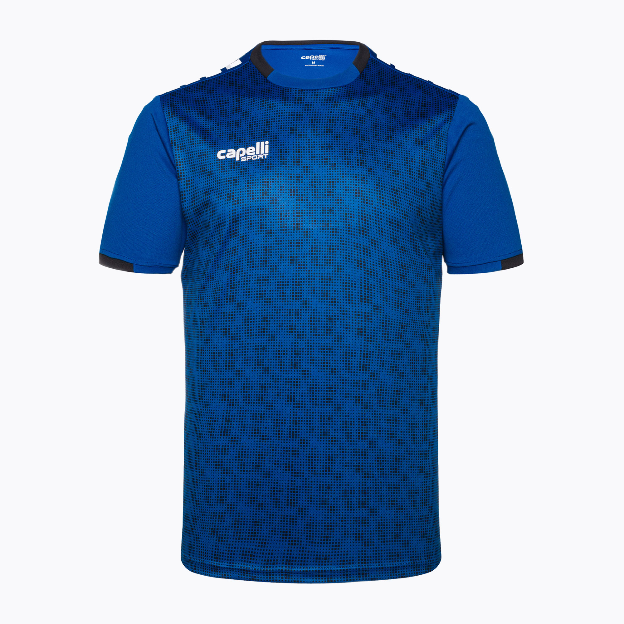 Pánske futbalové tričko Capelli Cs III Block royal blue/black (Cs III Block AGA-6592)