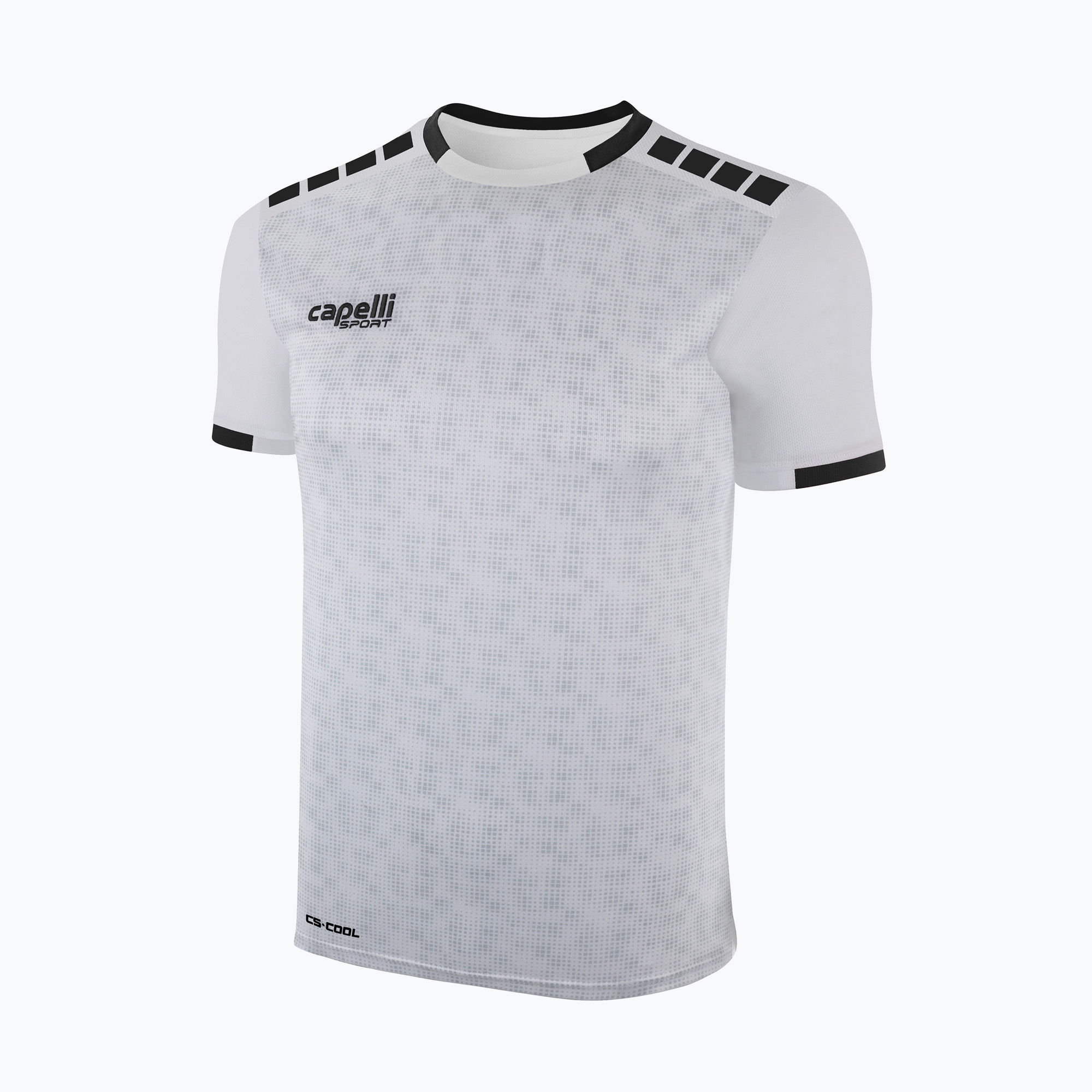 Koszulka piłkarska męska Capelli Cs III Block white/black 