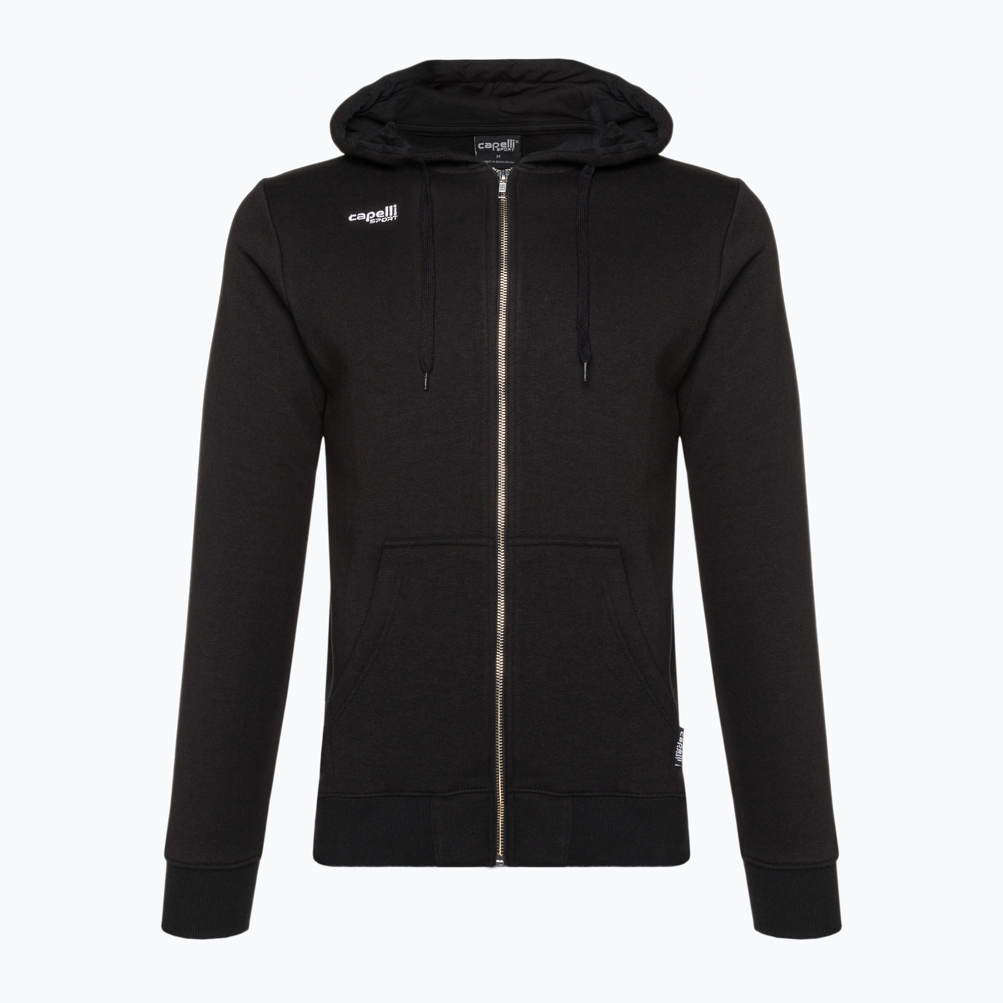 Bluza piłkarska męska Capelli Basics Adult Zip Hoodie black 