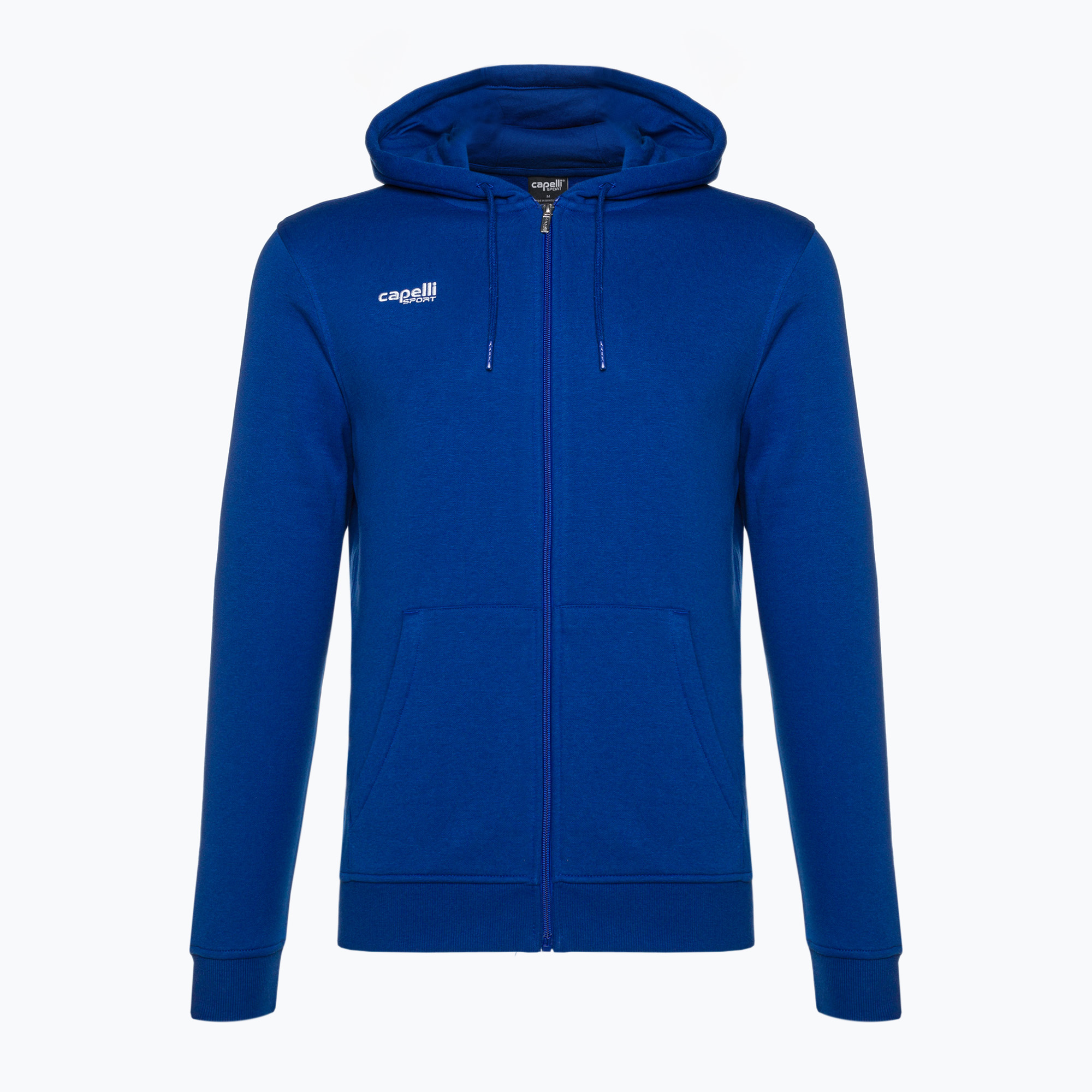 Bluza piłkarska męska Capelli Basics Adult Zip Hoodie royal blue 