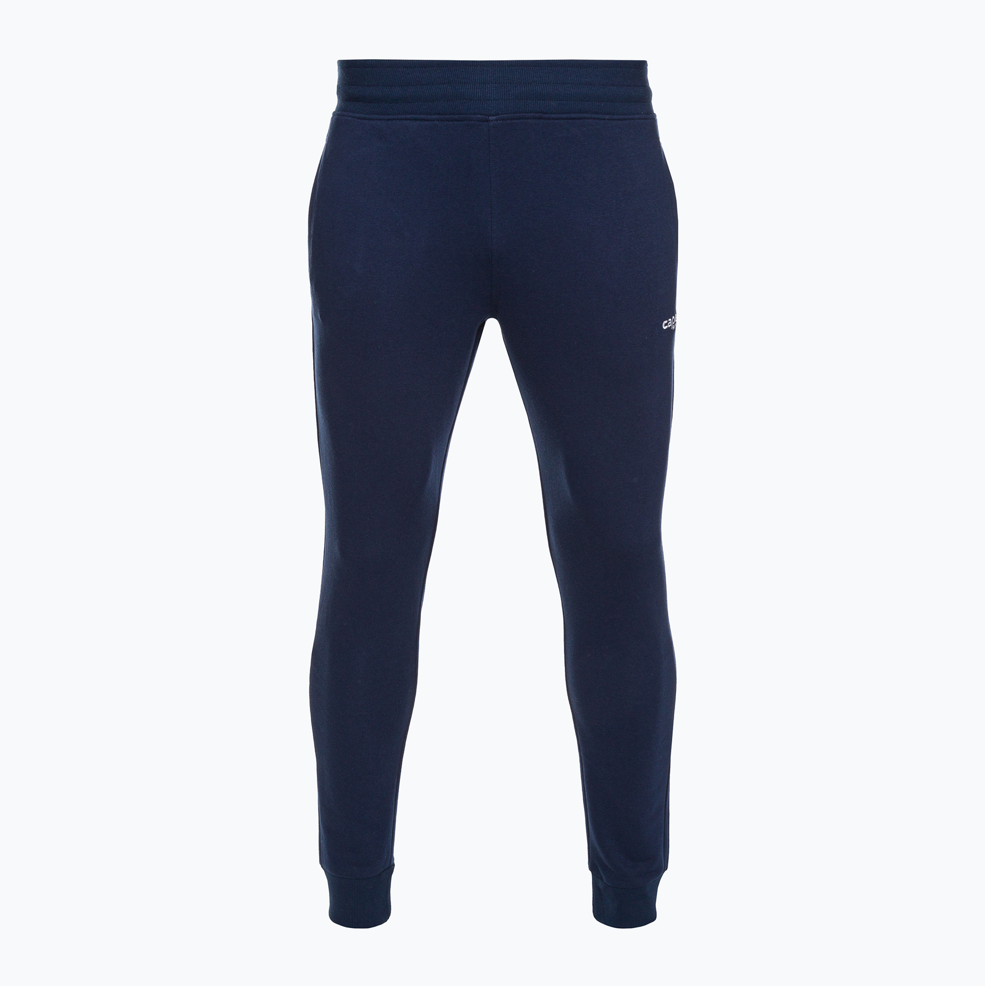 Spodnie piłkarskie męskie Capelli Basics Adult Tapered French Terry navy/white 