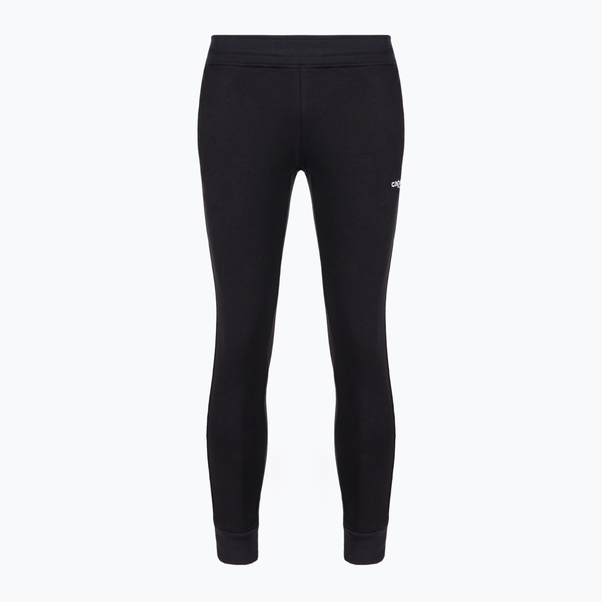 Spodnie piłkarskie dziecięce Capelli Basics Youth Tapered French Terry black/white 