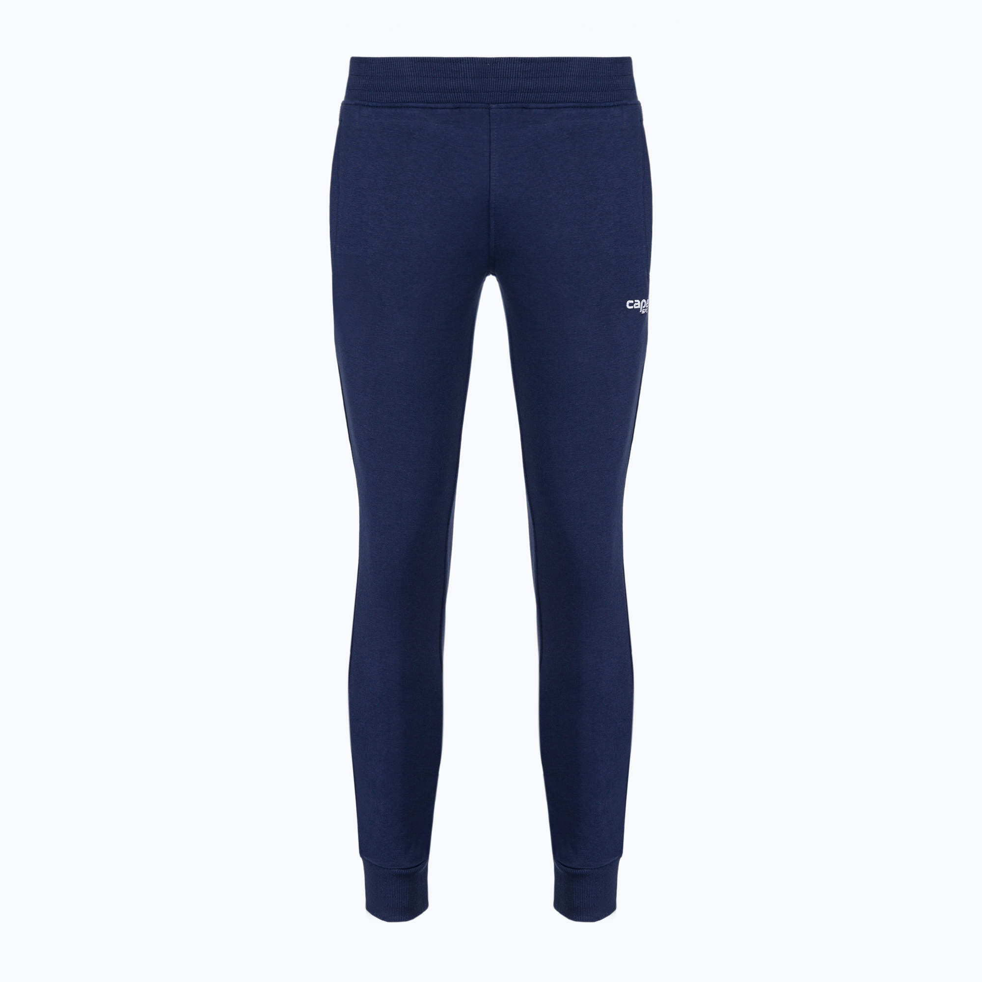 Spodnie piłkarskie dziecięce Capelli Basics Youth Tapered French Terry navy/white 