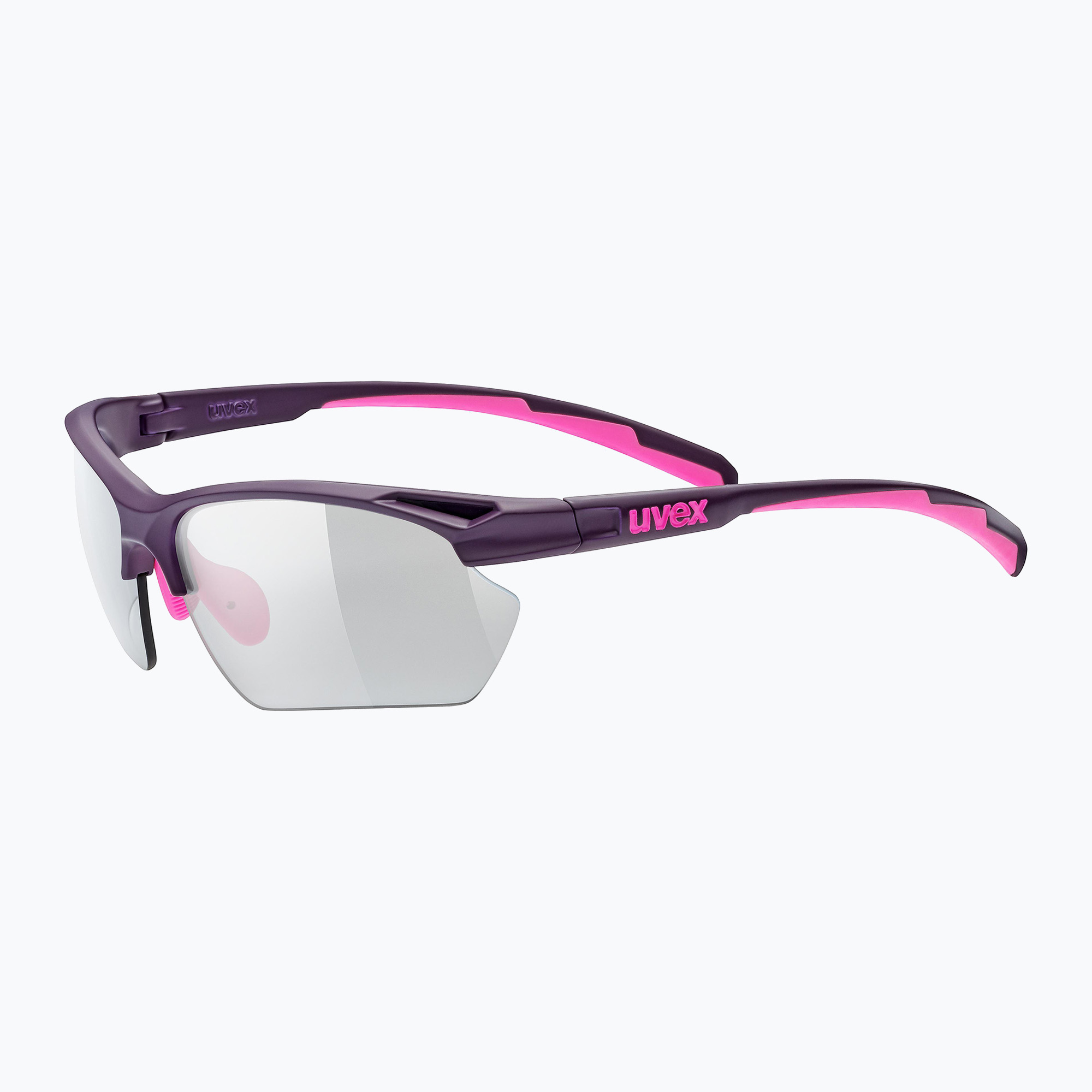 UVEX Sportstyle 802 Small V purple pink matt/smoke sunglasses