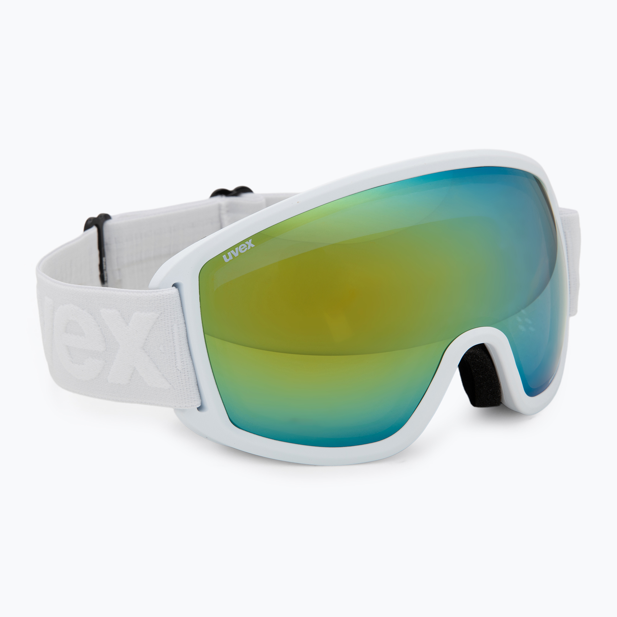 Скиорски очила UVEX Topic white matt/mirror orange blue