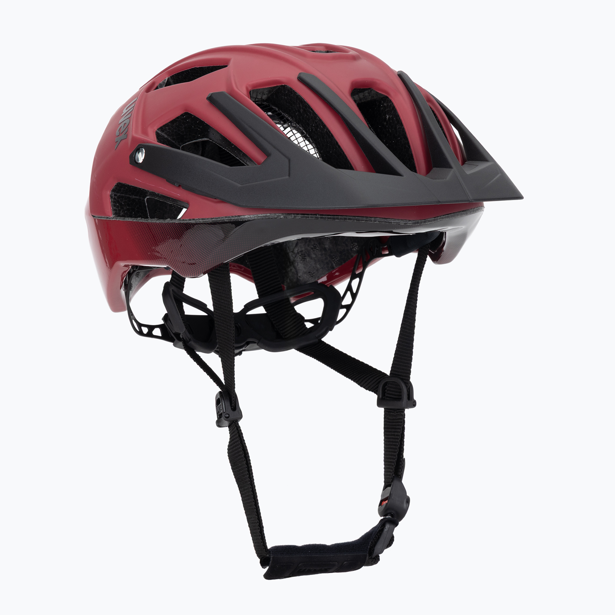 Cască de bicicletă UVEX Quatro CC red/black matt