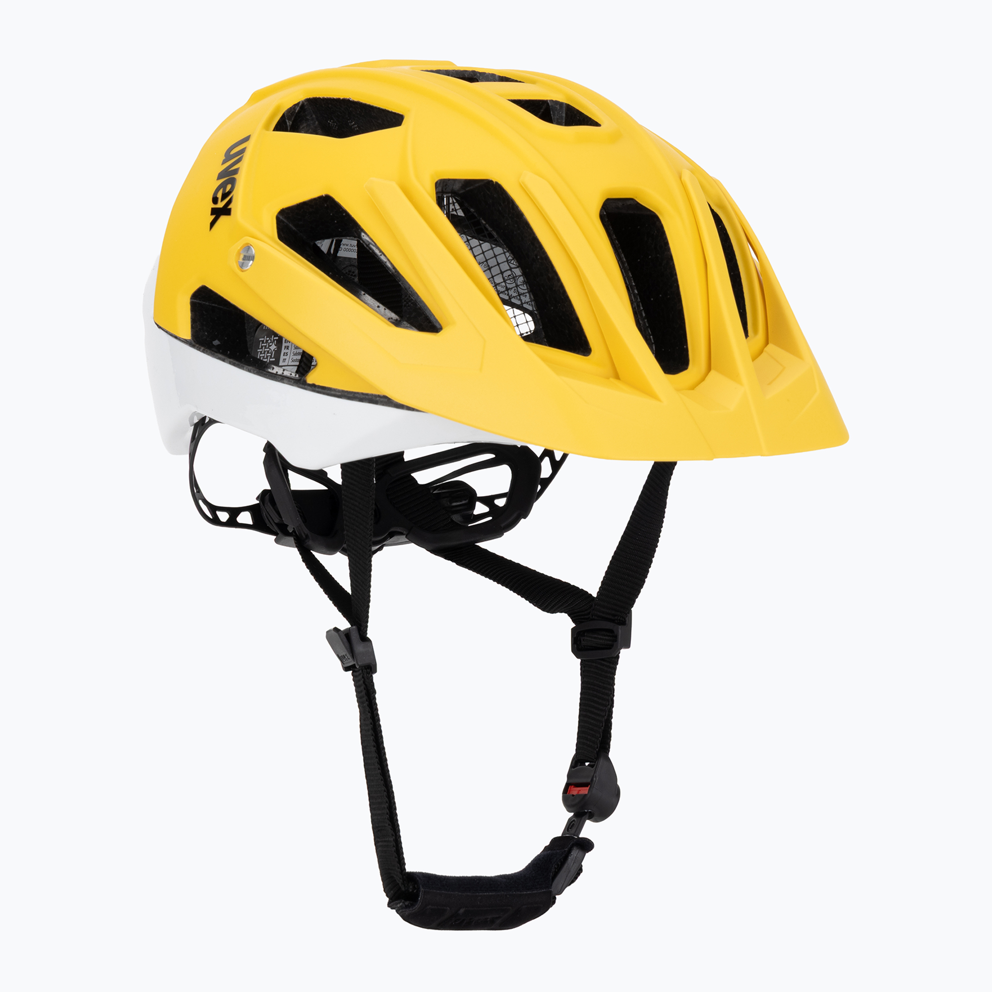 Cască de bicicletăUVEX Quatro CC sunbee/white matt