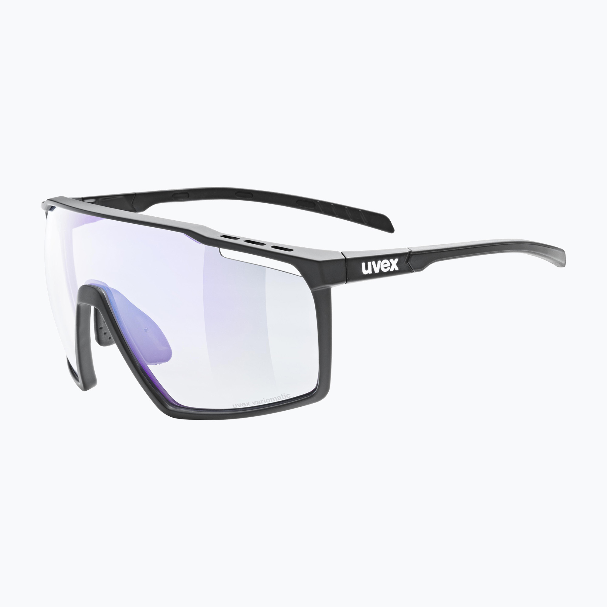 Okulary przeciwsłoneczne UVEX Mtn Perform V black matt/litemirror blue 