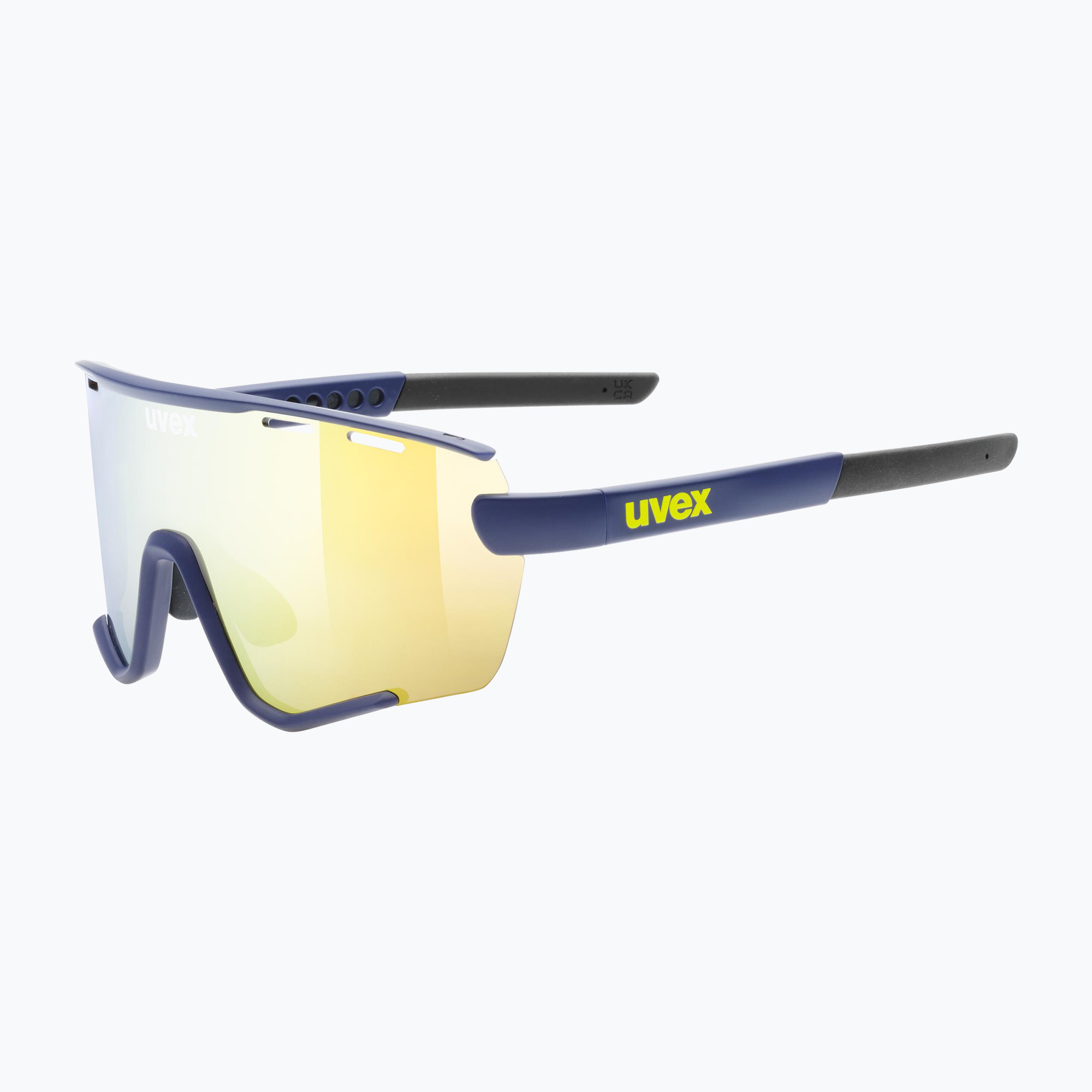 Ochelari de soare UVEX Sportstyle 236 Set blue matt/mirror yellow/clear (Sportstyle 236 Set 53/3/004/4416)