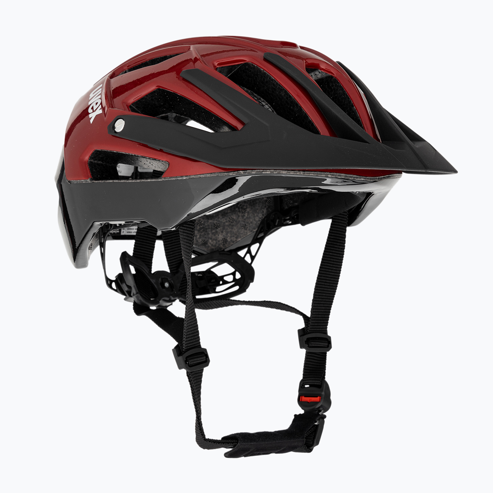 Casco da bici UVEX Quatro rosso rubino/nero (56-61 cm) (Quatro 41/0/775/36/17)