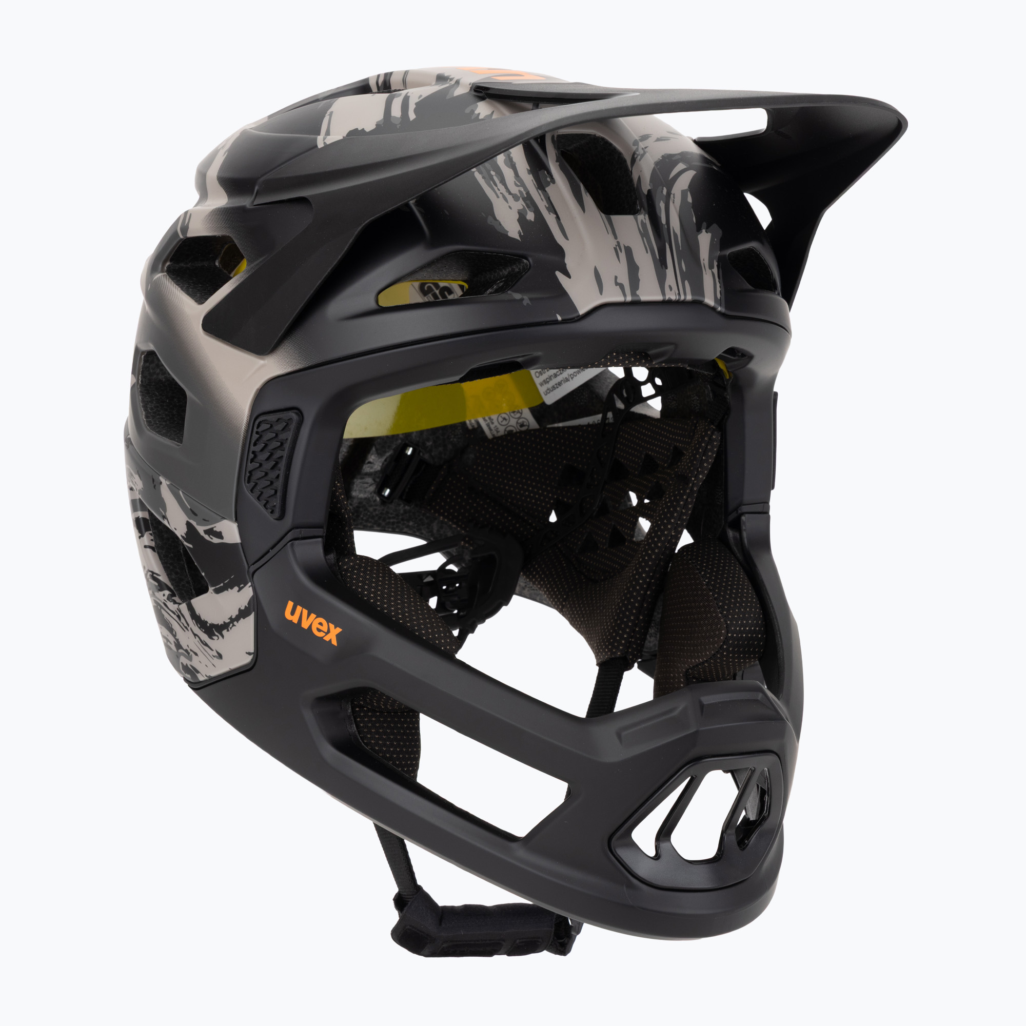 Cască de bicicletă UVEX Revolt MIPS oak brown/orange matt
