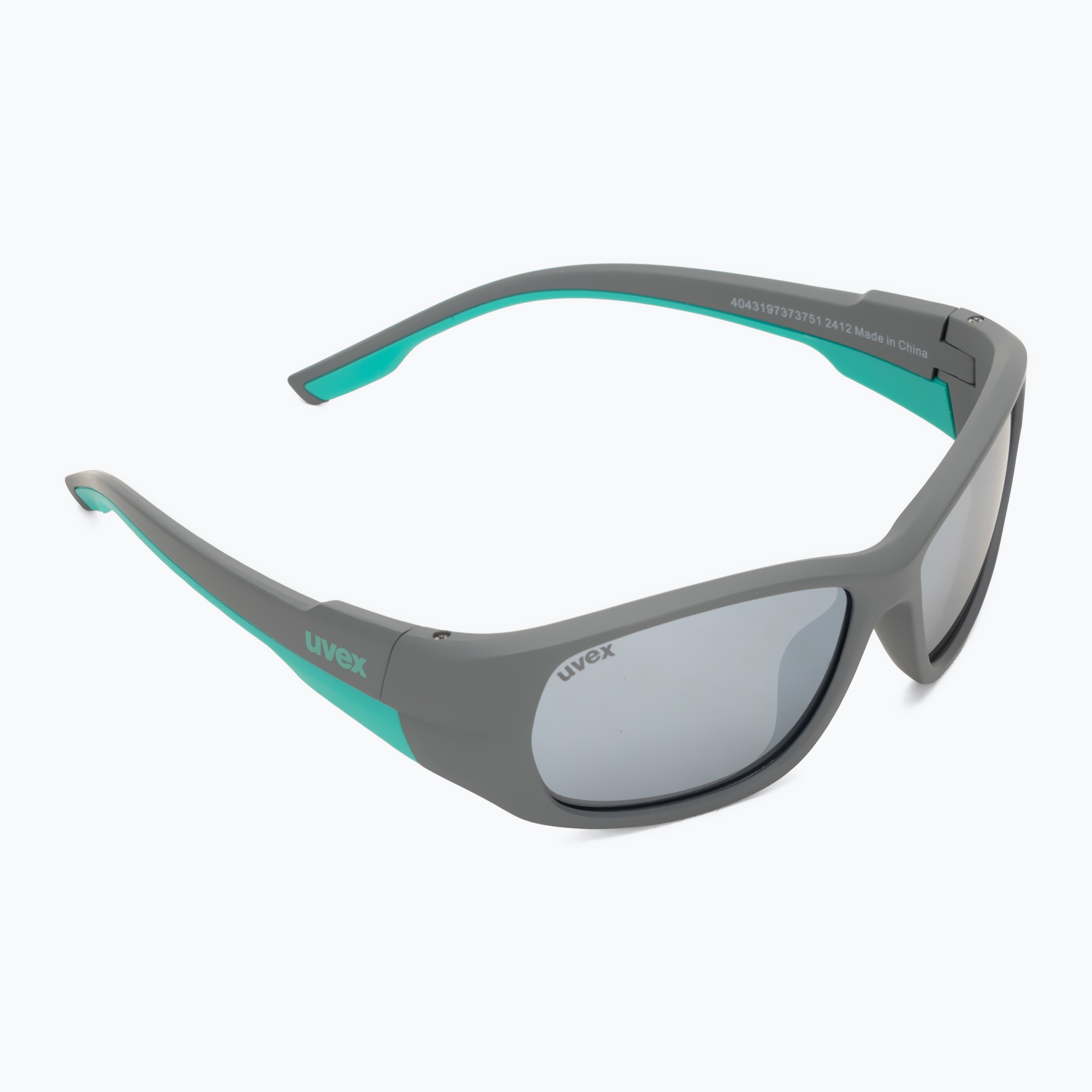 Ochelari de soare pentru copii UVEX Sportstyle 514 grey matt/mirror silver