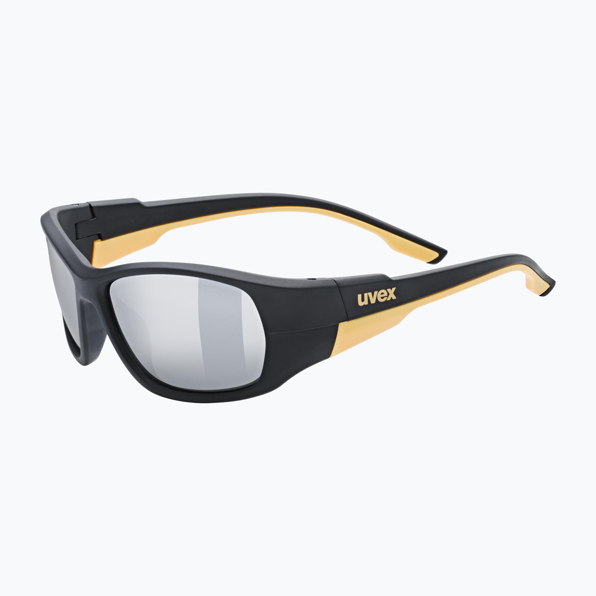 Ochelari de soare pentru copii UVEX Sportstyle 514 black matt/mirror silver (Sportstyle 514 53/3/065/2216)