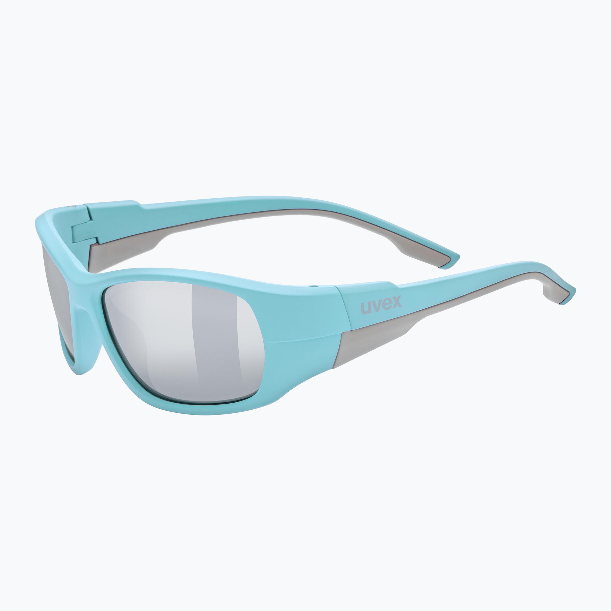 Детски слънчеви очила UVEX Sportstyle 514 lightblue matt/mirror silver