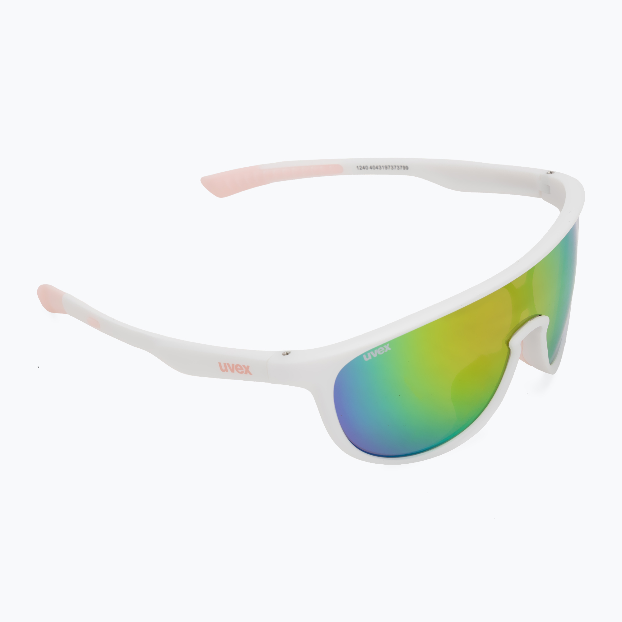 Ochelari de soare pentru copii Sportstyle 515 white matt/mirror pink