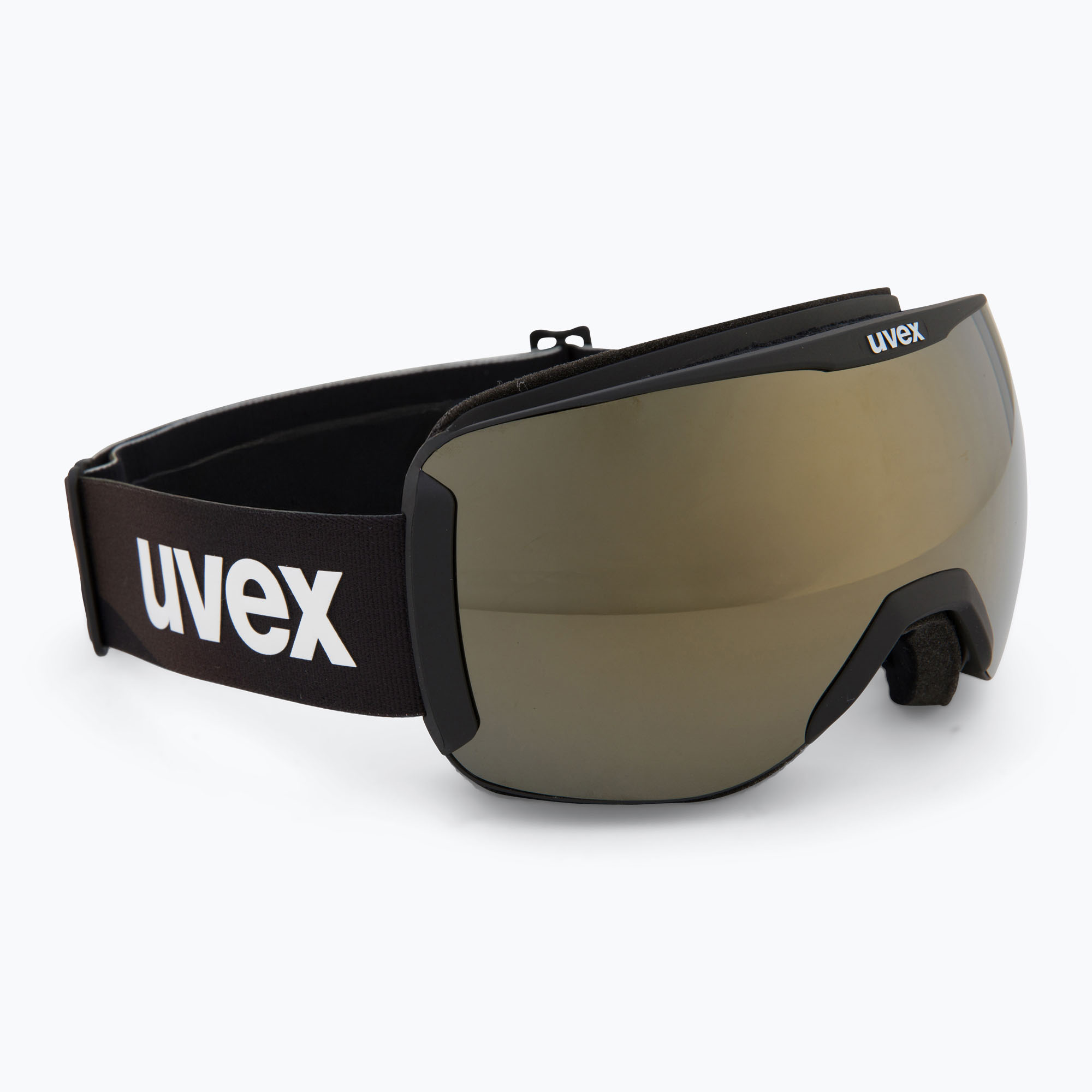 Lyžiarske okuliare UVEX Downhill 2100 CV black matt/mirror cooper green