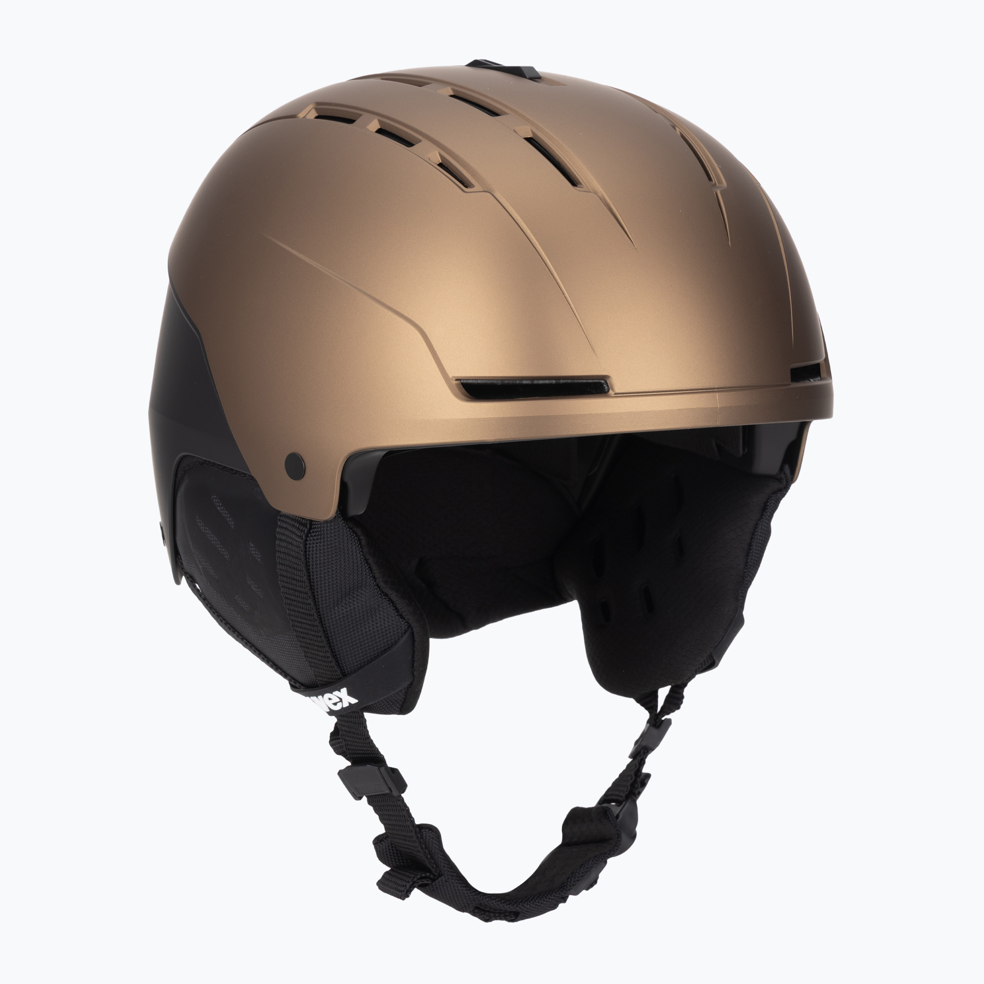 Lyžiarska prilba UVEX Stance brown/black matt