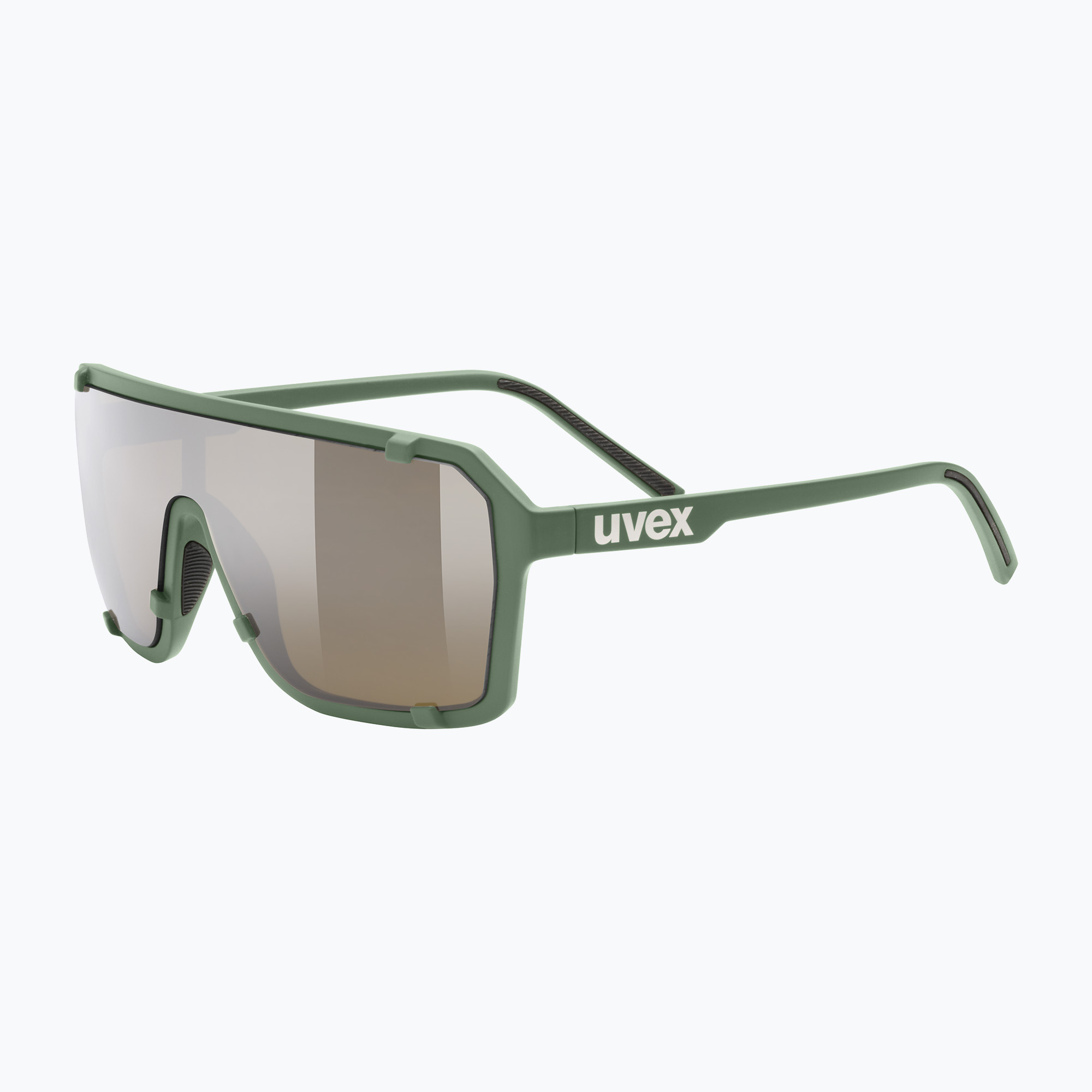 Слънчеви очила UVEX Esntl Epic moss green matt/mirror gold