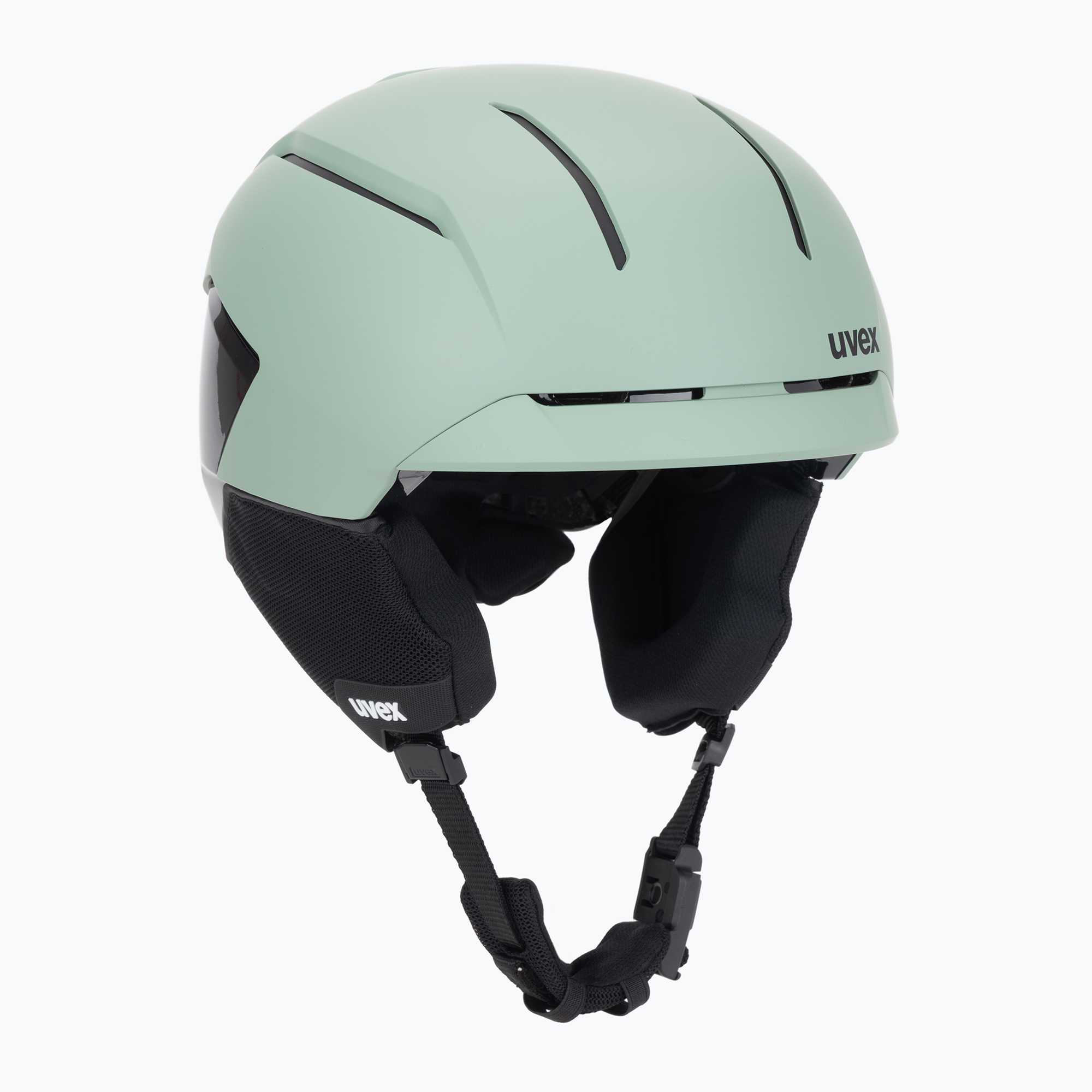 Cască de schi UVEX Levitate MIPS oxid green/black matt