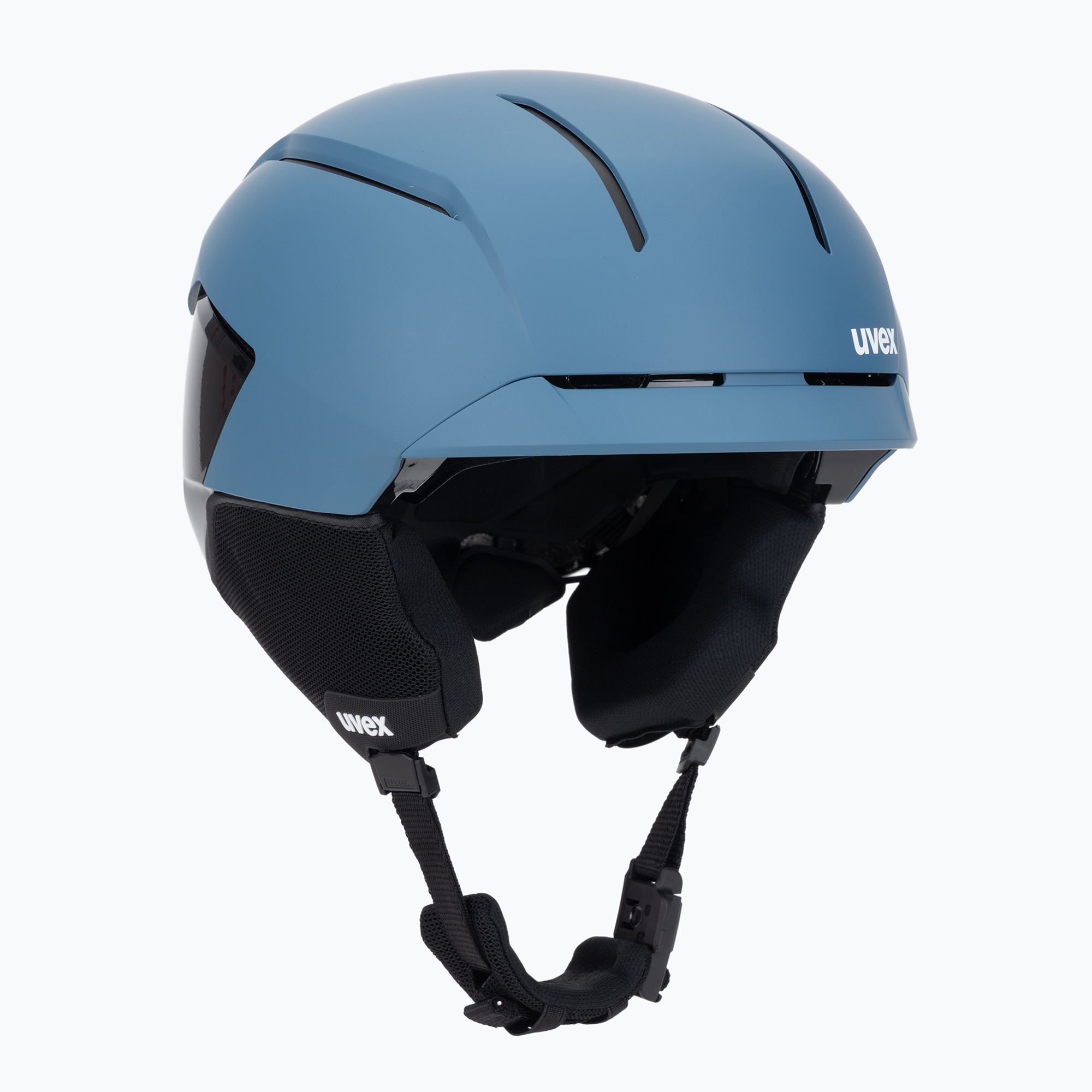 Cască de schi UVEX Levitate MIPS stone blue/black matt